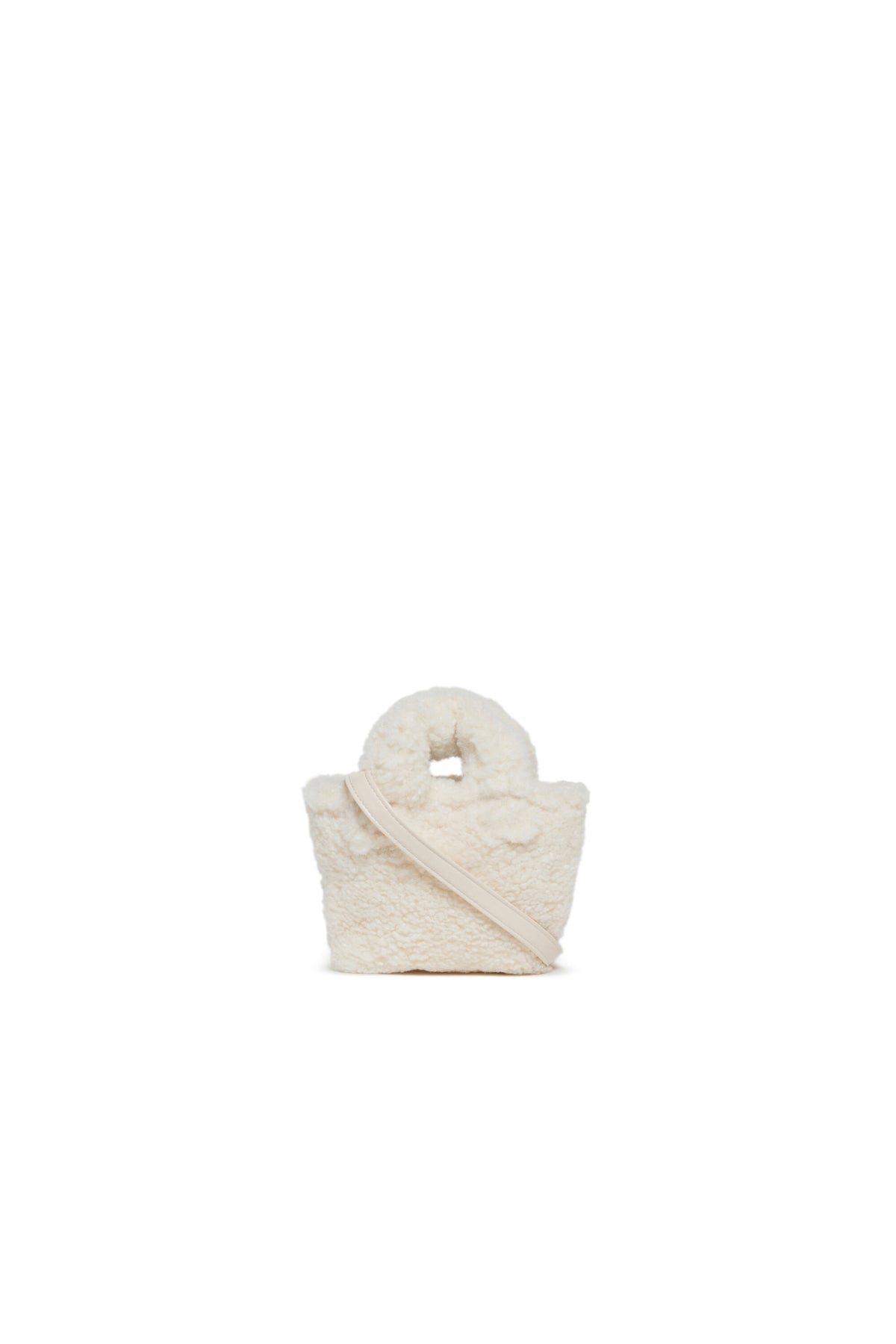 Sac bandoulière en peluche teddy