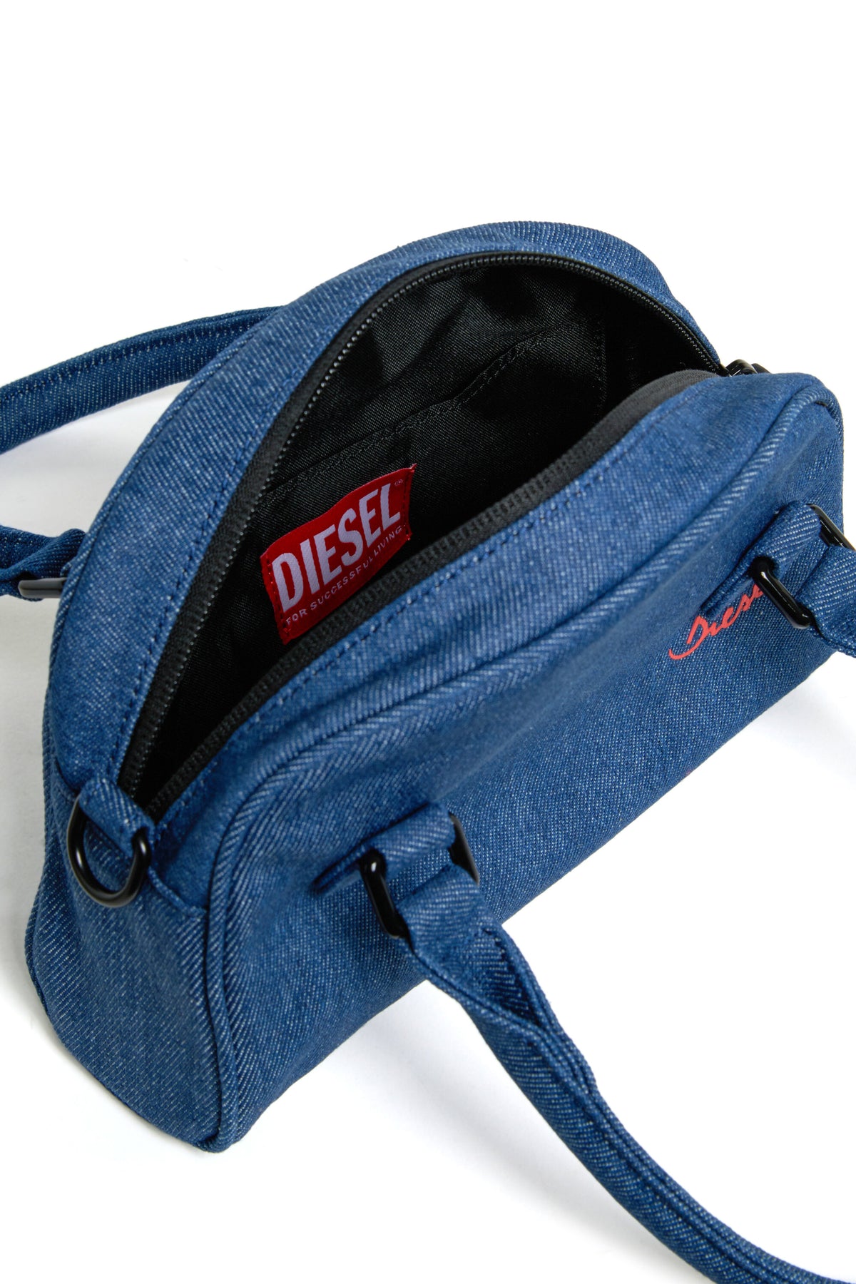 Denimtasche mit Logo