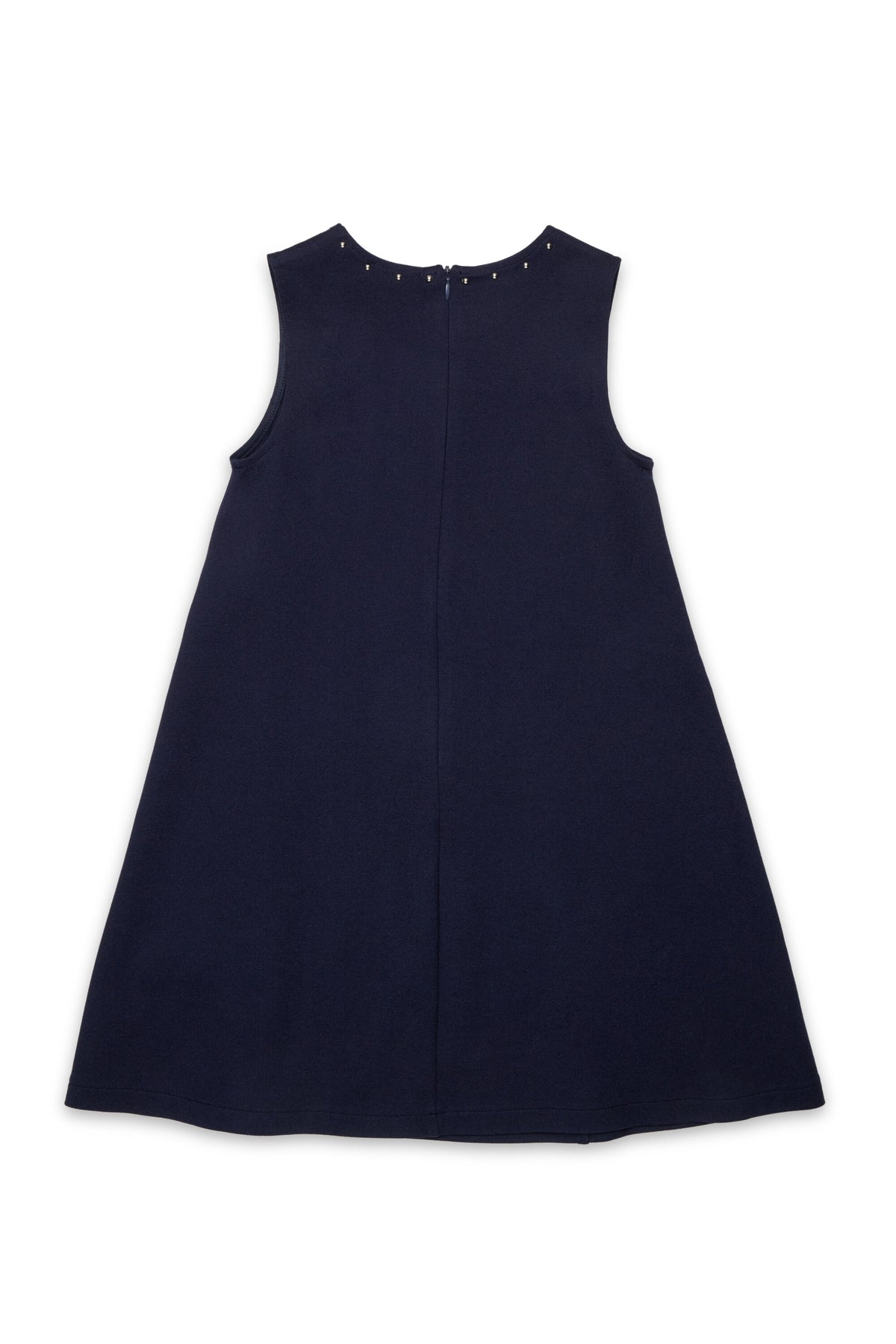 Ärmelloses Kleid mit Logo