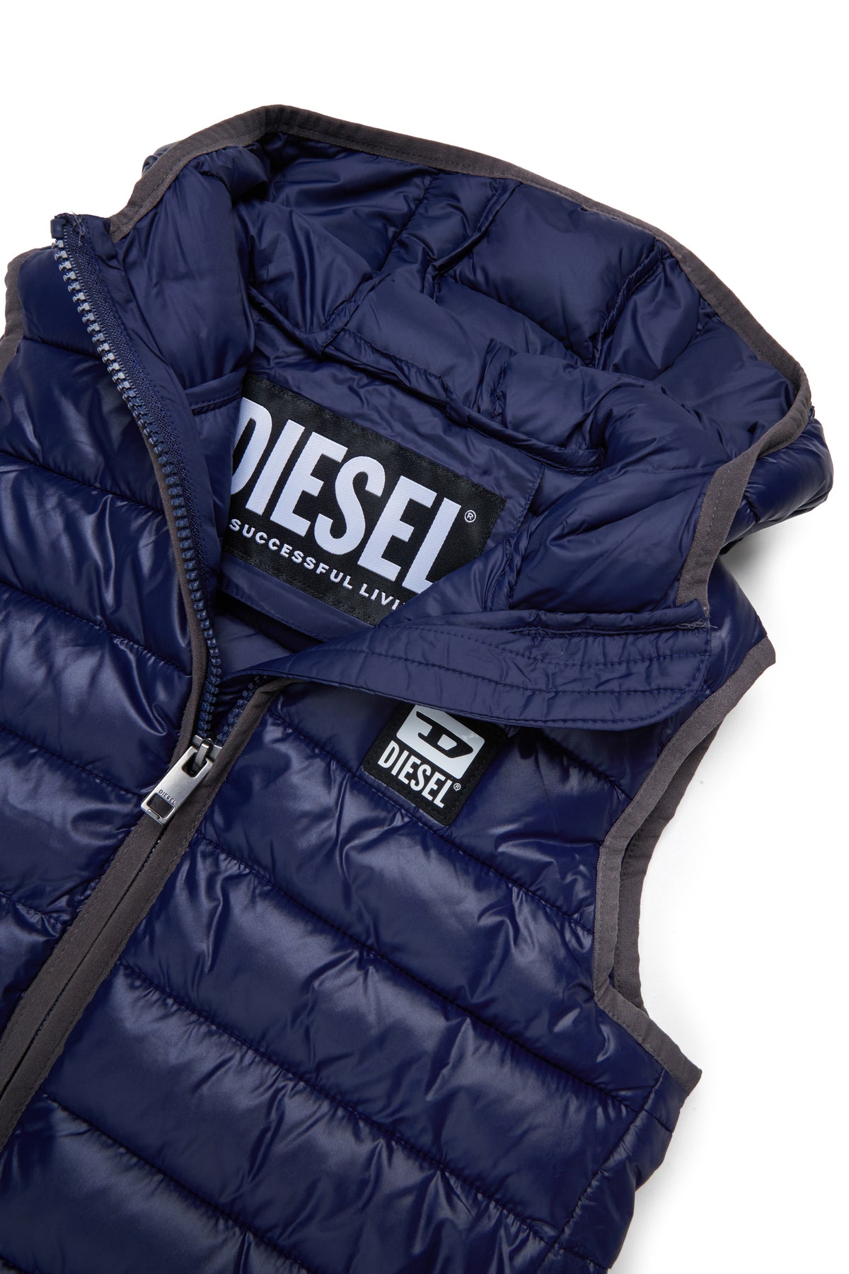 Chaleco acolchado con logo