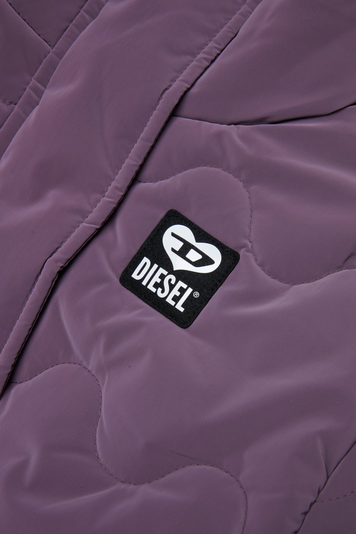 Veste matelassée avec logo imprimé