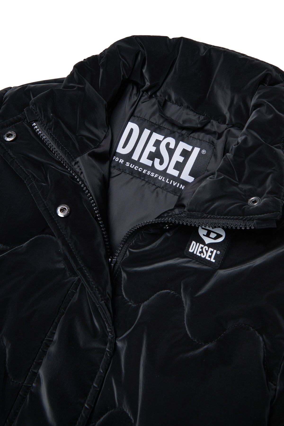 Veste matelassée avec logo imprimé