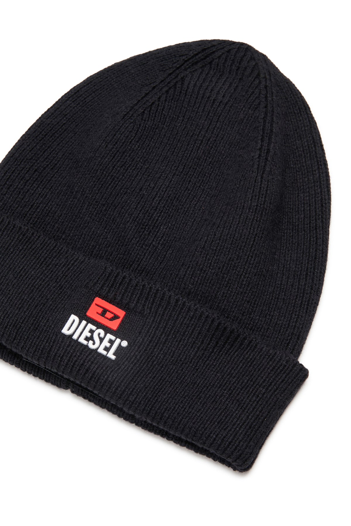Mütze aus Woll- und Baumwollmix mit Logo