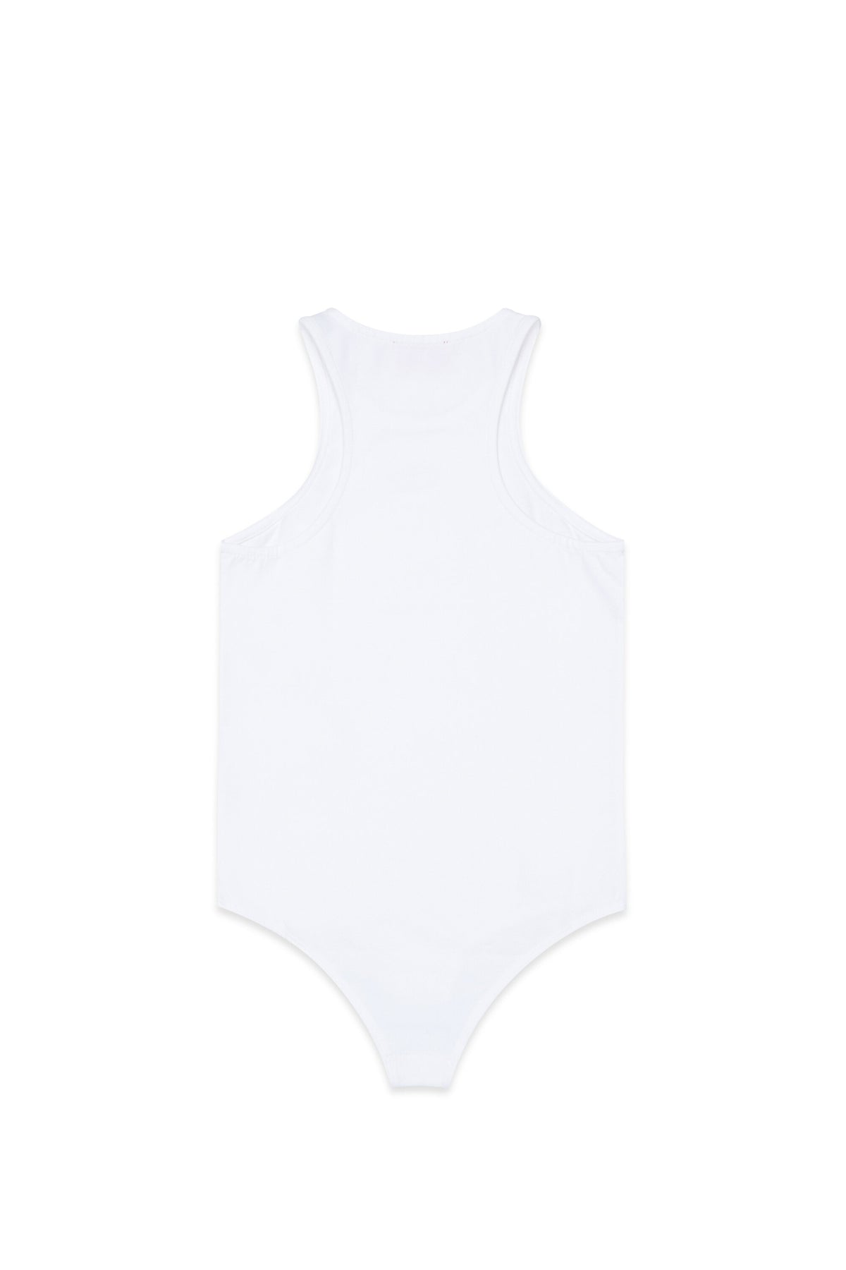 Ärmelloser Body mit ovalem Logo