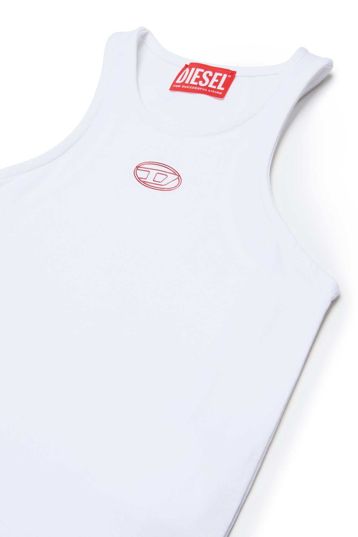 Ärmelloser Body mit ovalem Logo