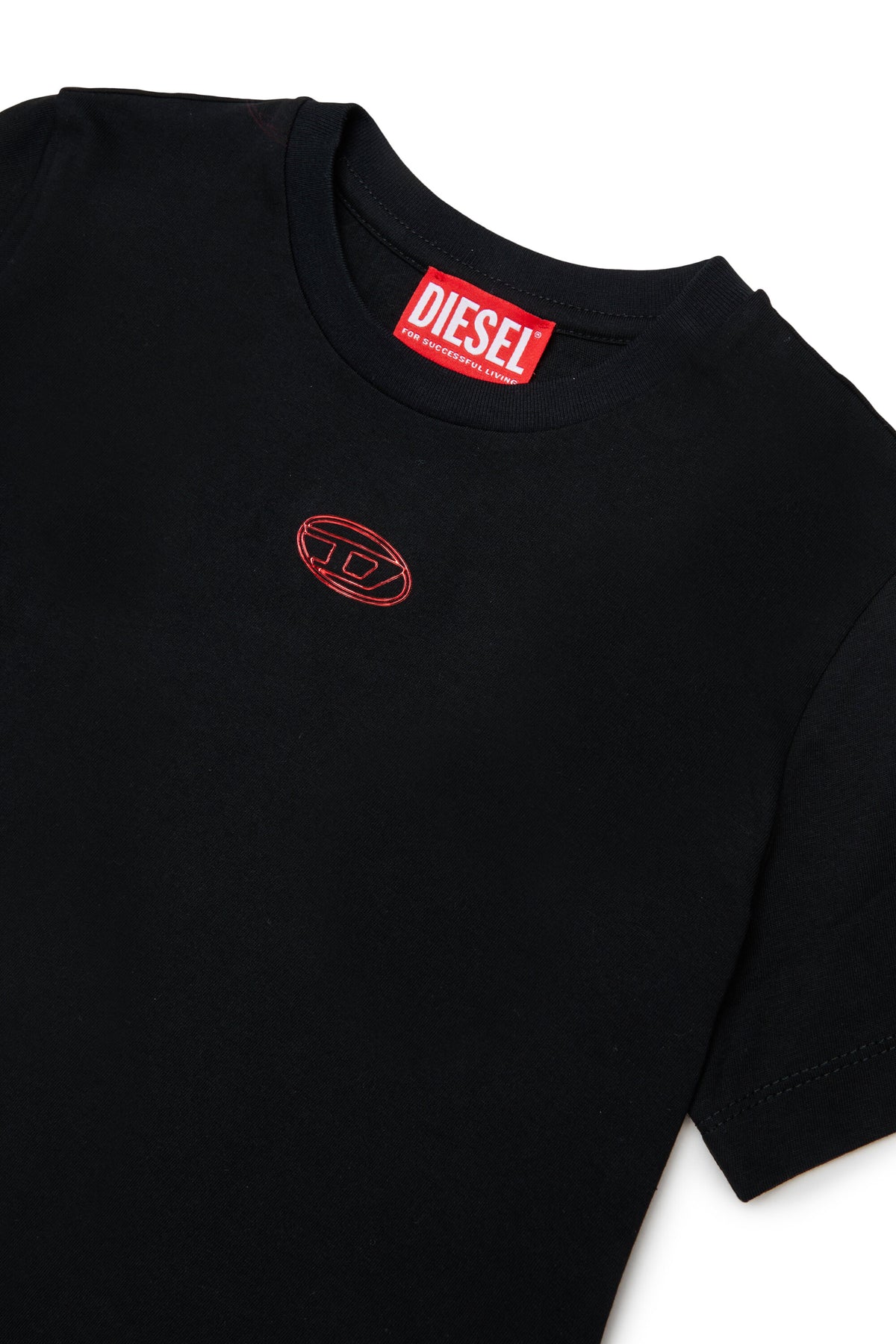 T-Shirt mit aufgedrucktem ovalem Logo