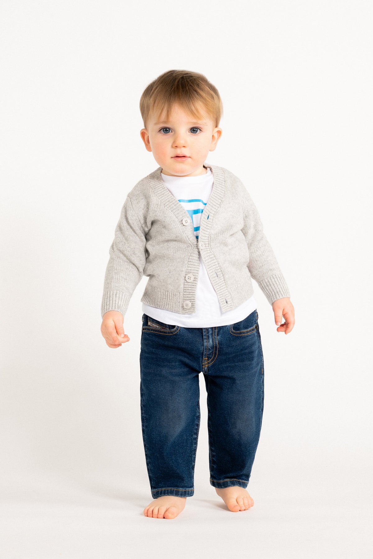 Jeans mit regulärer Passform in Mittelblau - D-Gale