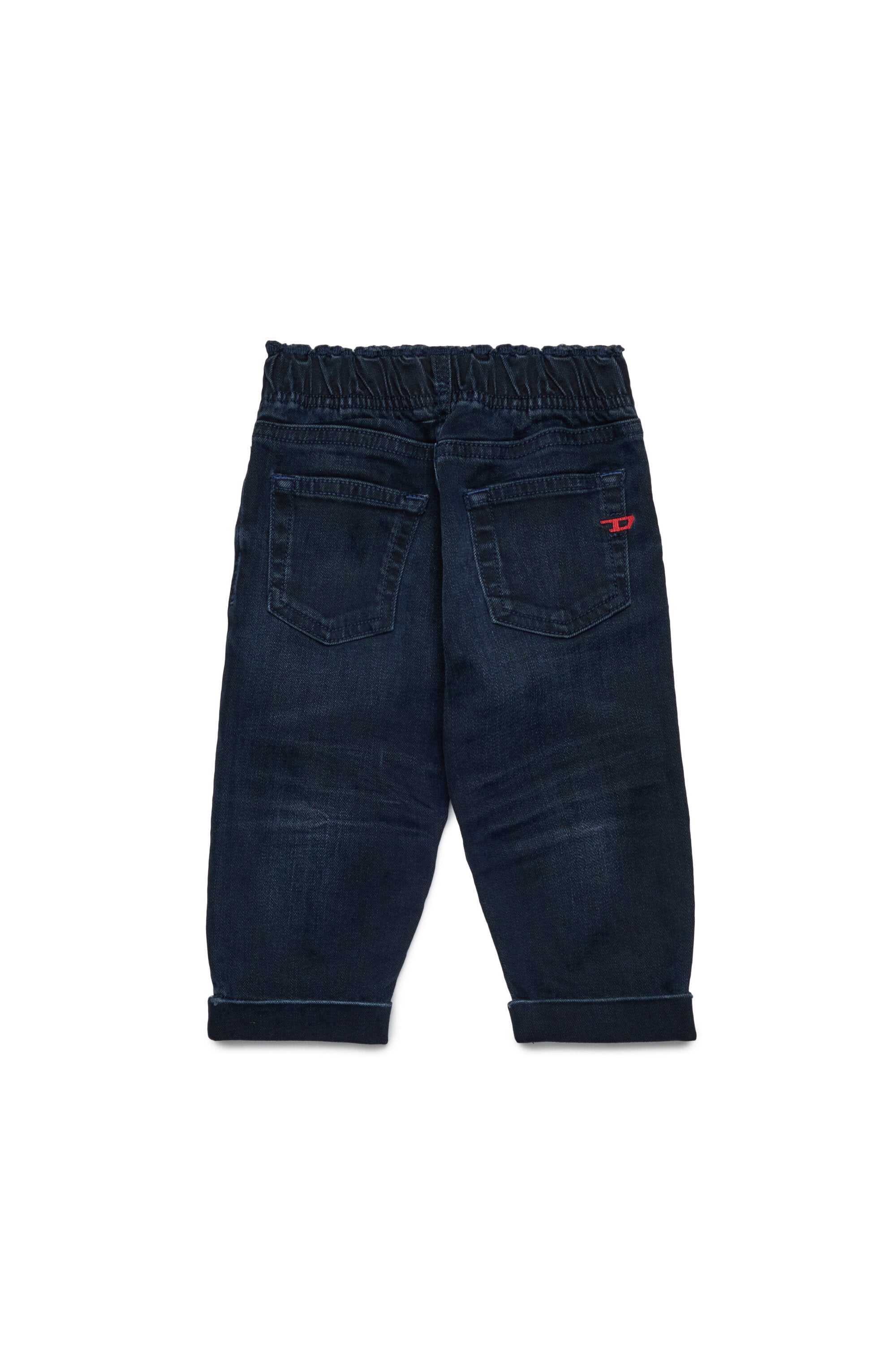 Jeans relaxed blu-nero sfumato - D-Marcie-B