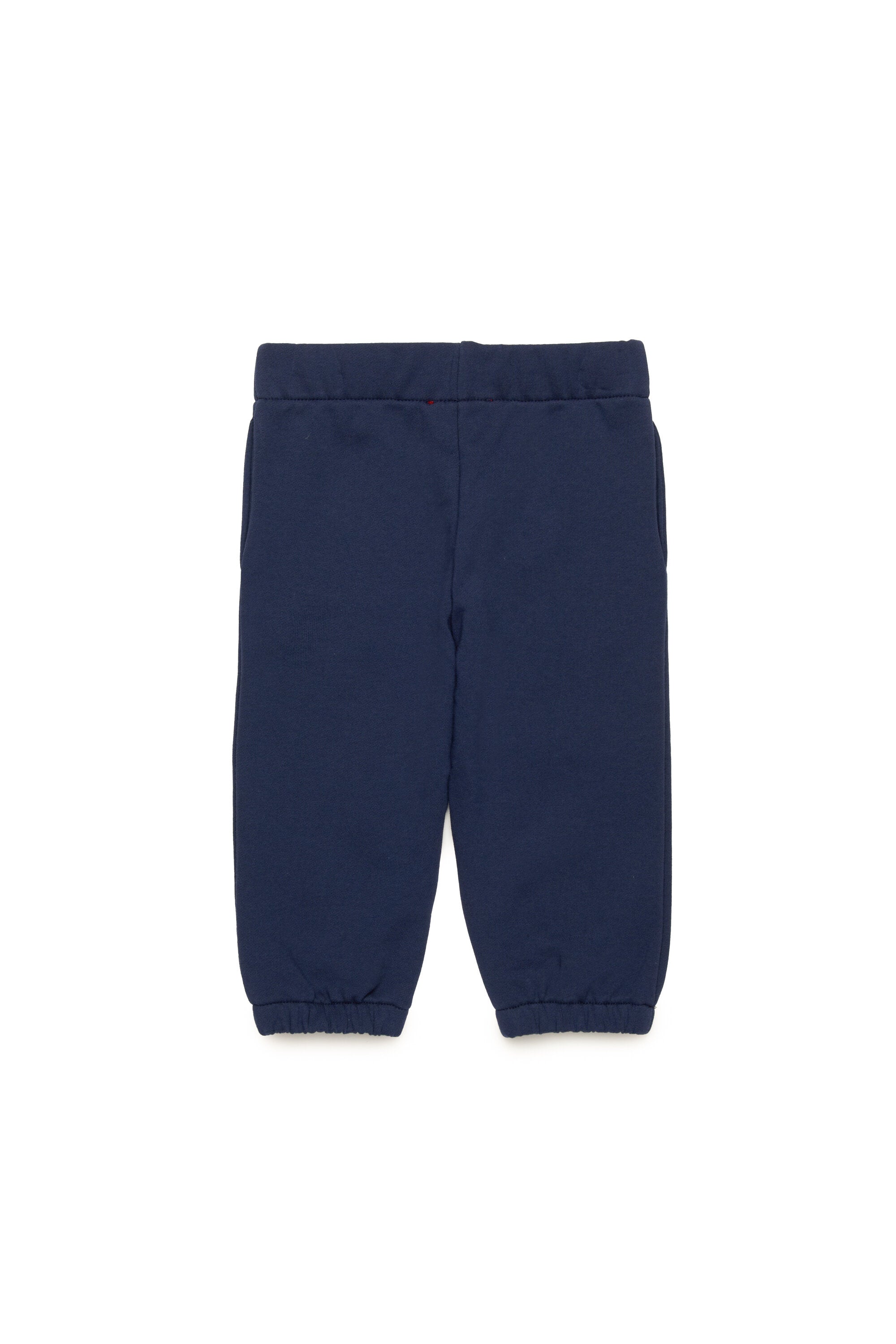 Fleece jogger trousers with degradé logo