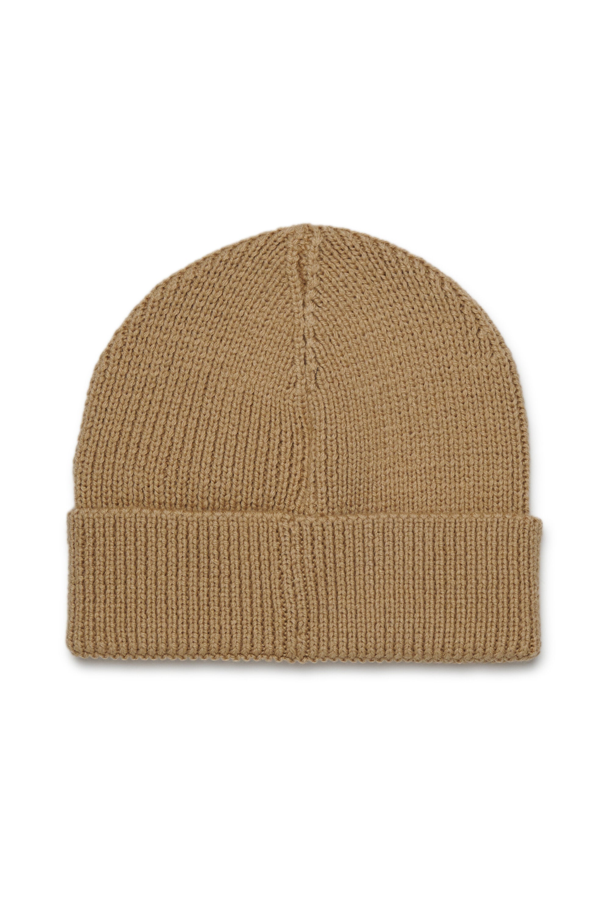 Berretto beanie misto lana con patch Oval D