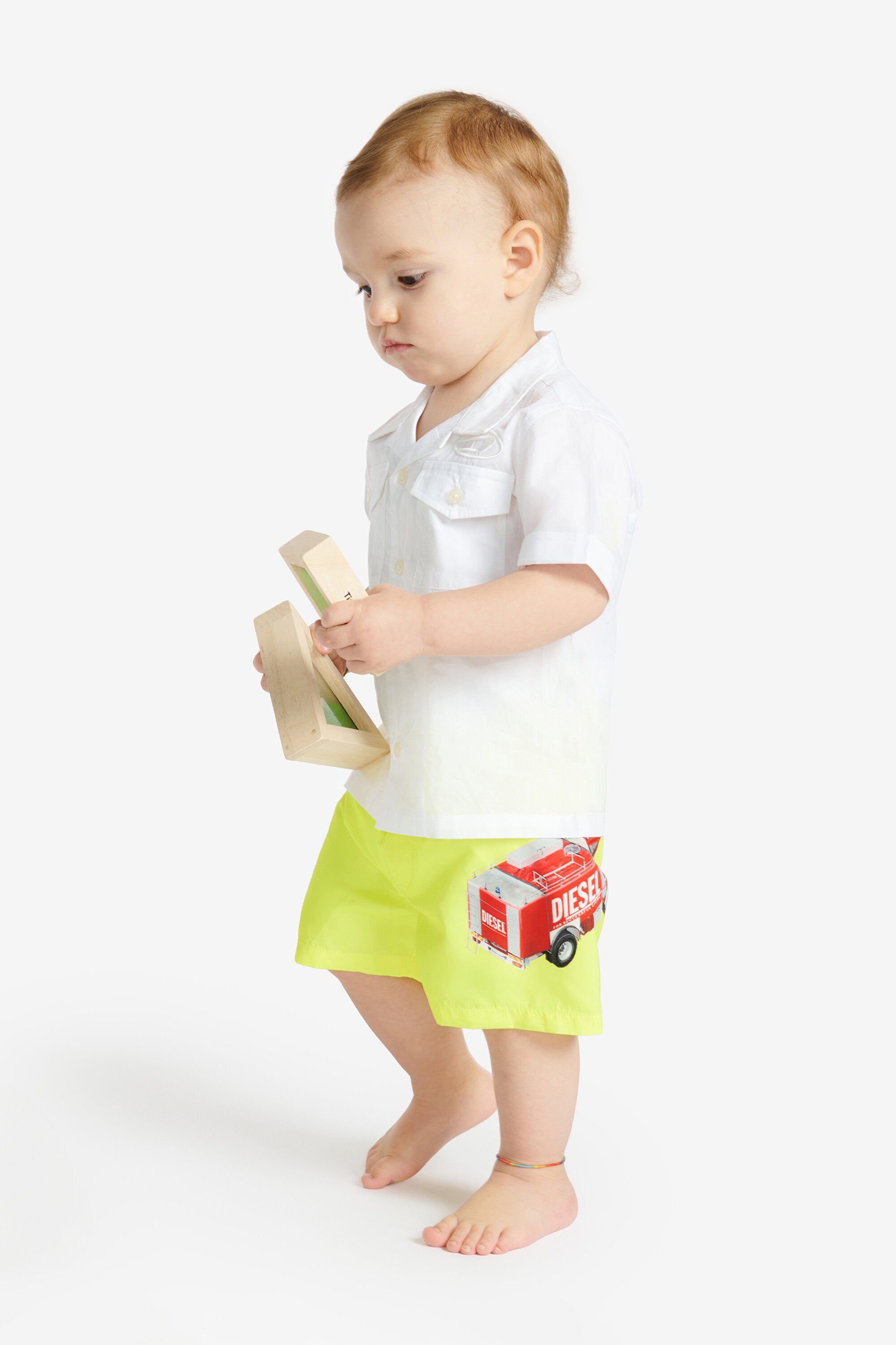 Costume boxer con grafica Fire Truck