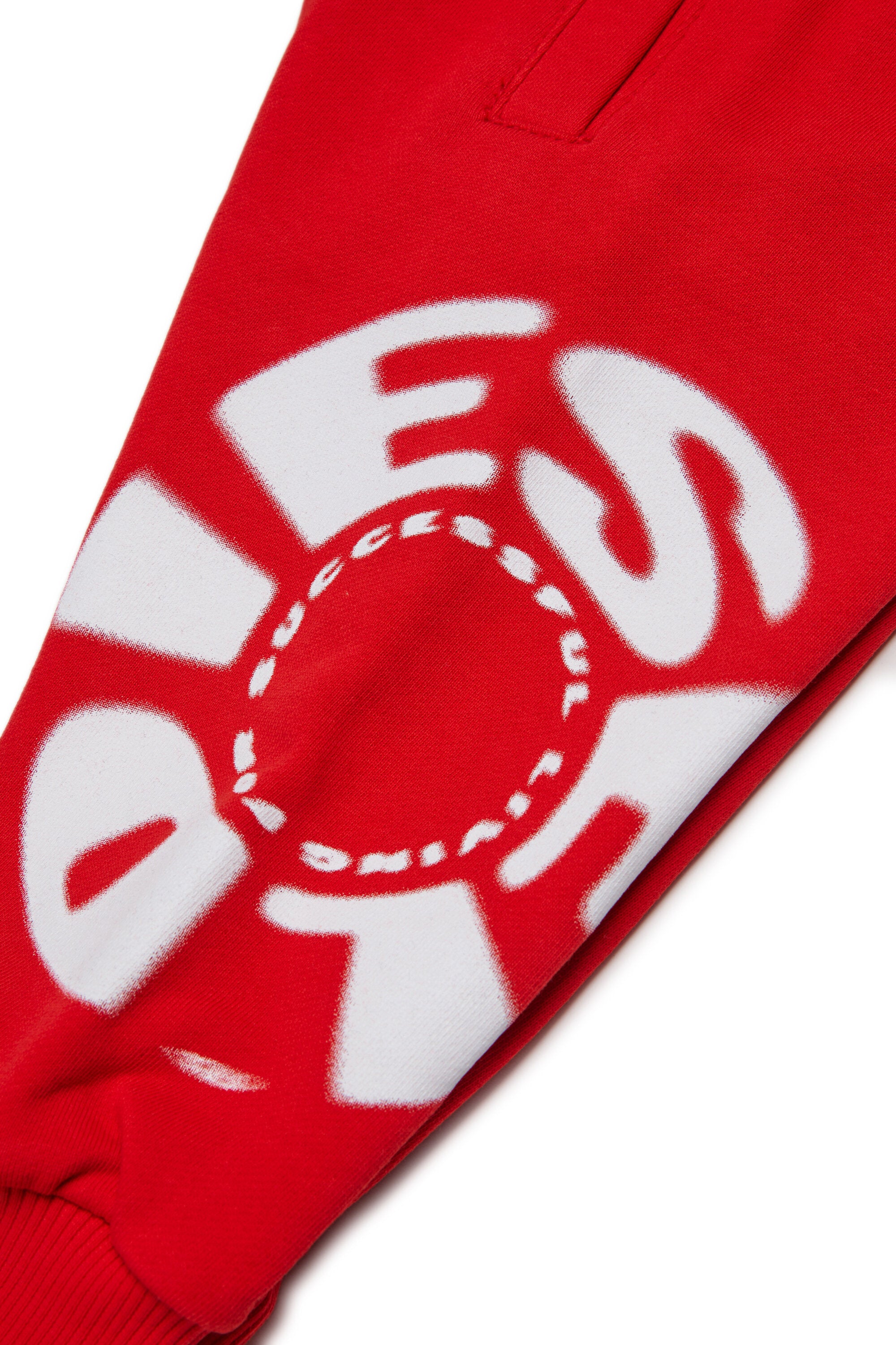 Diesel Kreisförmige Maxi-Logo-Joggerhose