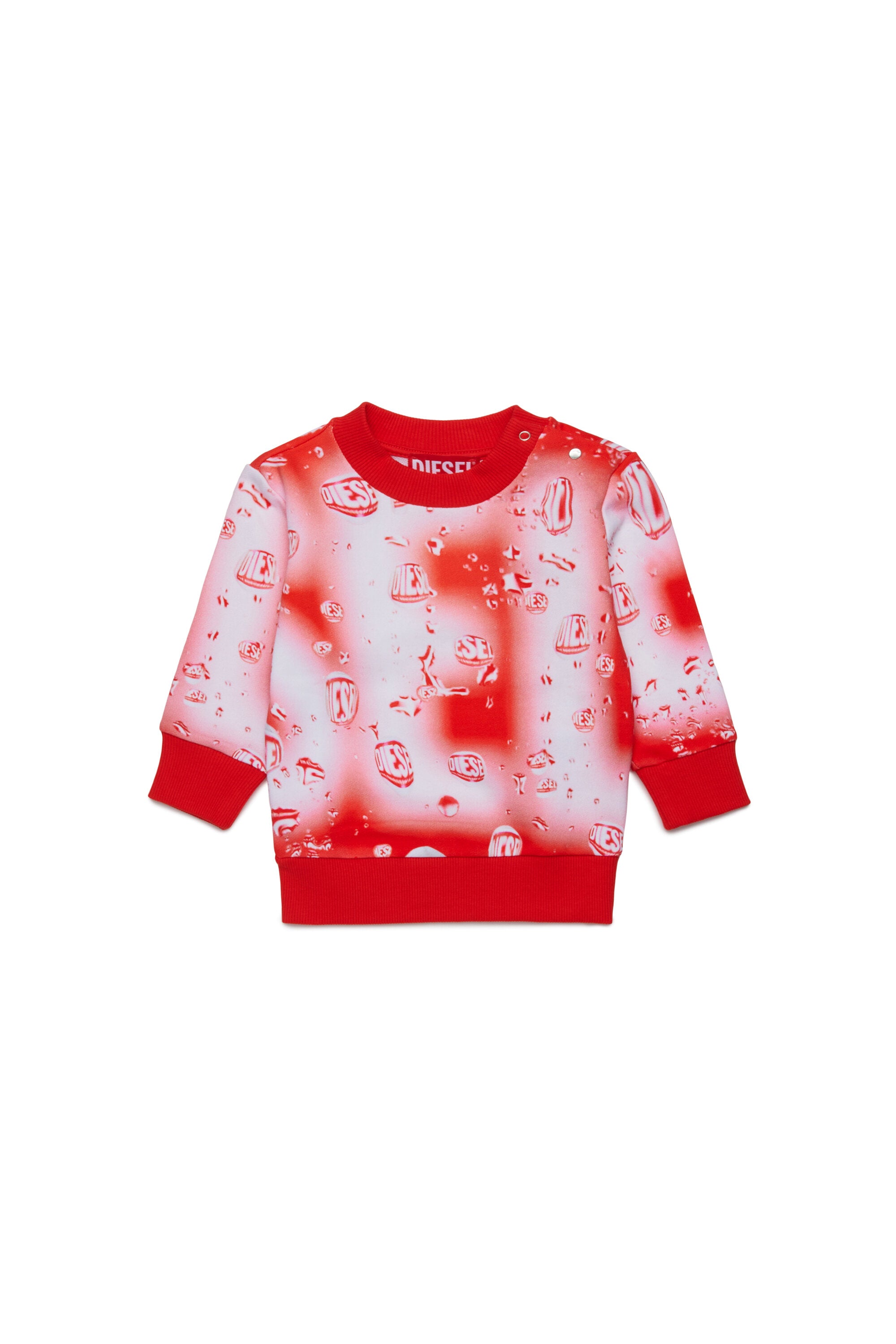Wassertropfen Diesel Sweatshirt mit Rundhalsausschnitt