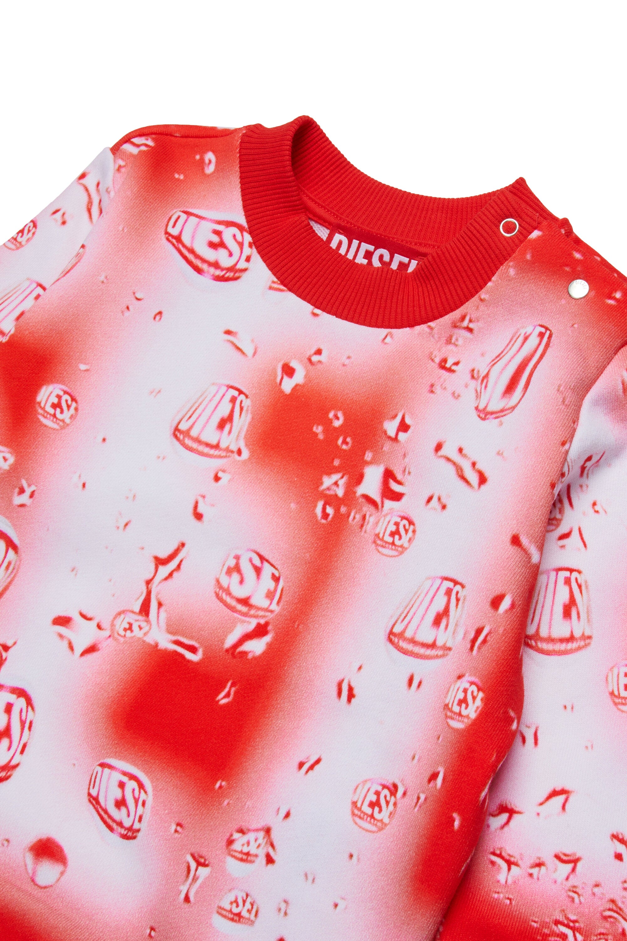 Wassertropfen Diesel Sweatshirt mit Rundhalsausschnitt