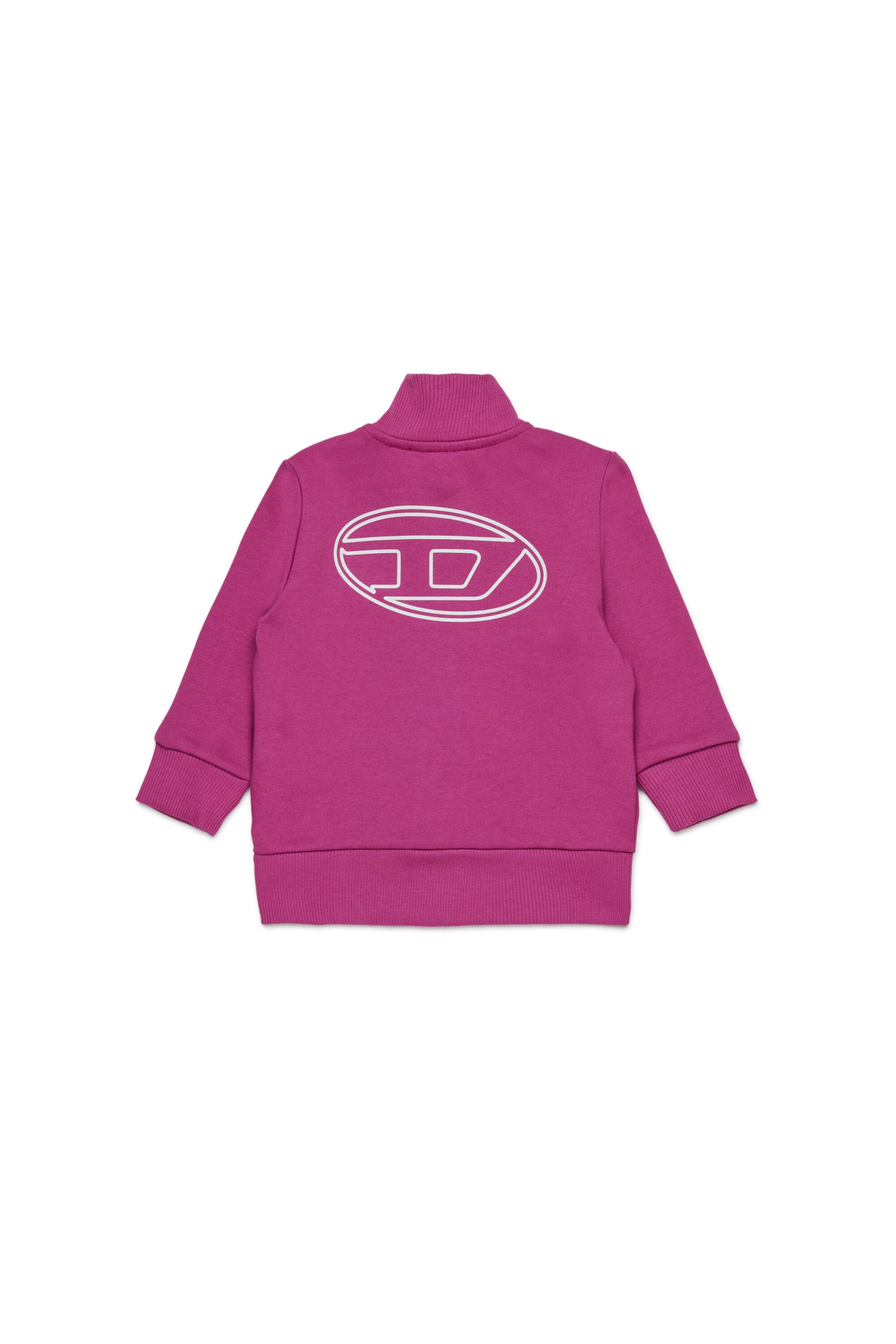 Sweatshirt mit durchgehendem Reißverschluss und Oval D maxi-Logo