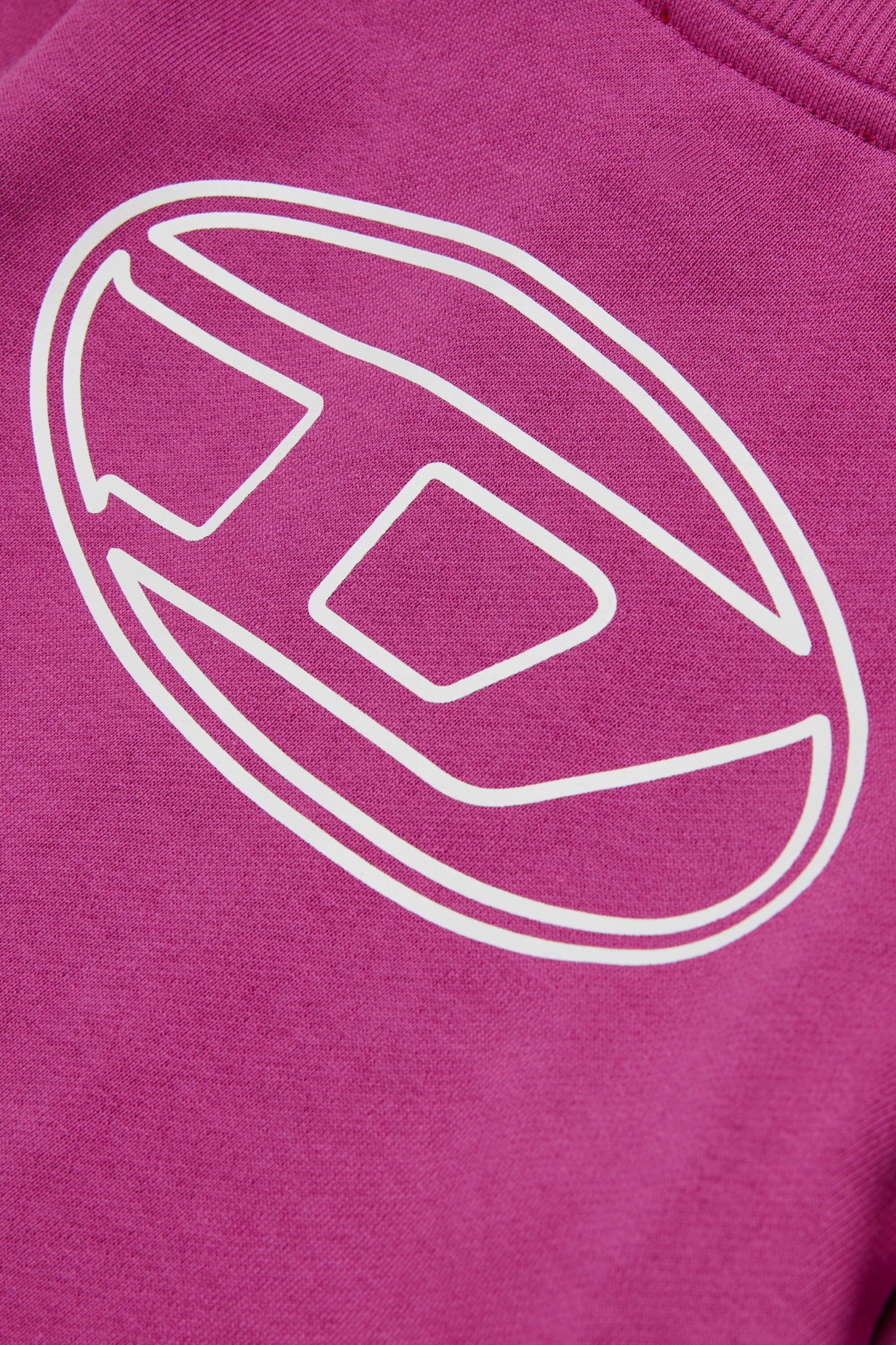 Sweatshirt mit durchgehendem Reißverschluss und Oval D maxi-Logo