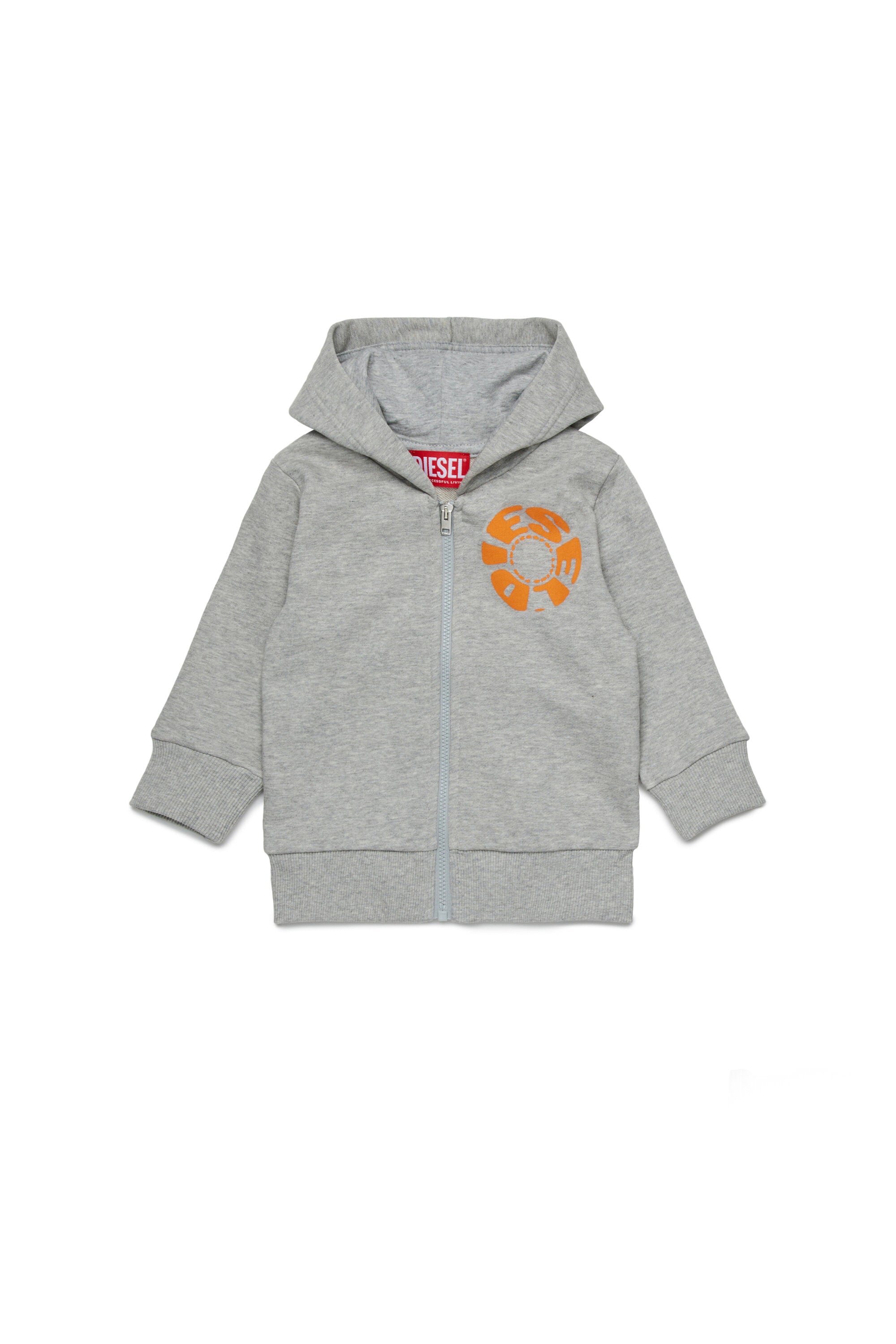 Felpa zip con cappuccio Diesel Circular