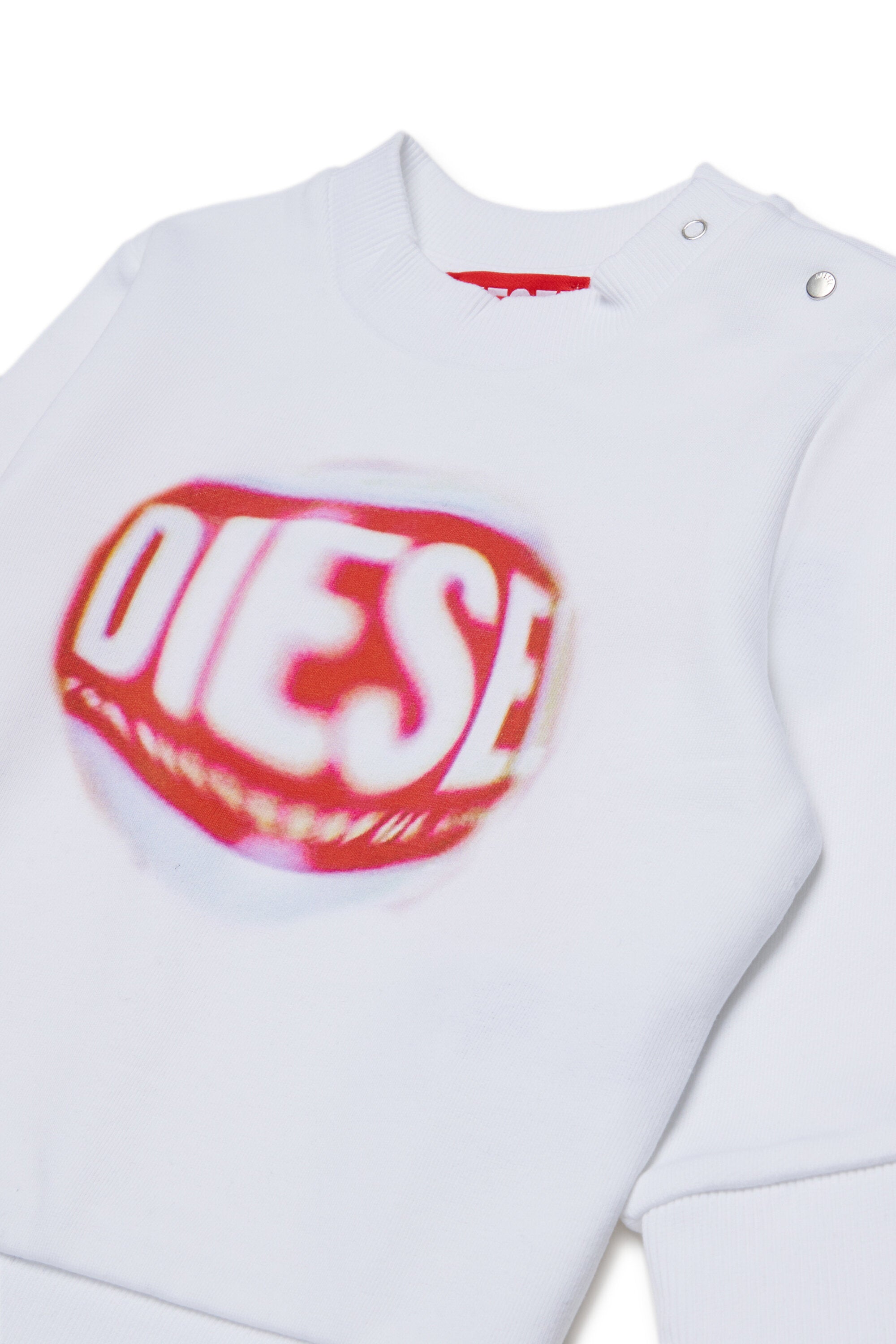 Sweat-shirt à col ras du cou avec graphisme Diesel Waterdrop