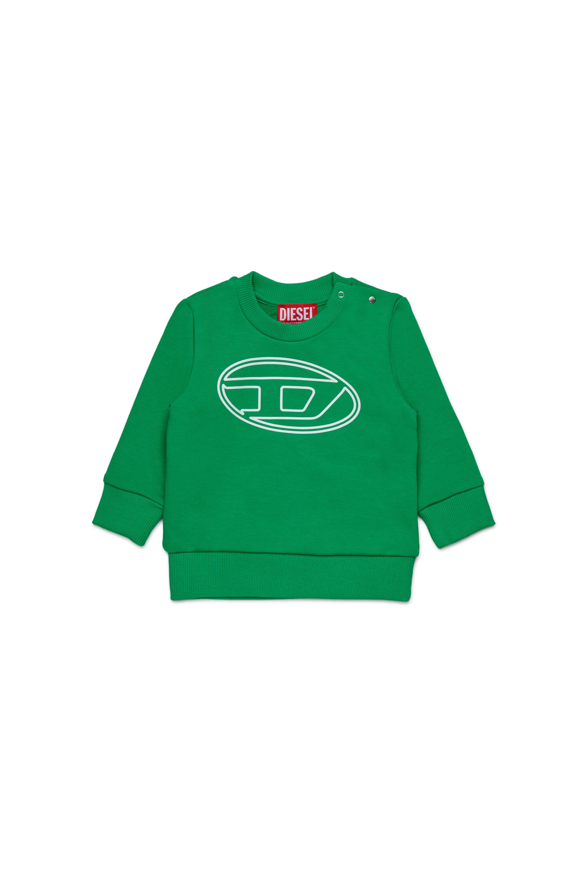 Sweatshirt mit Rundhalsausschnitt und Oval D maxi-Logo