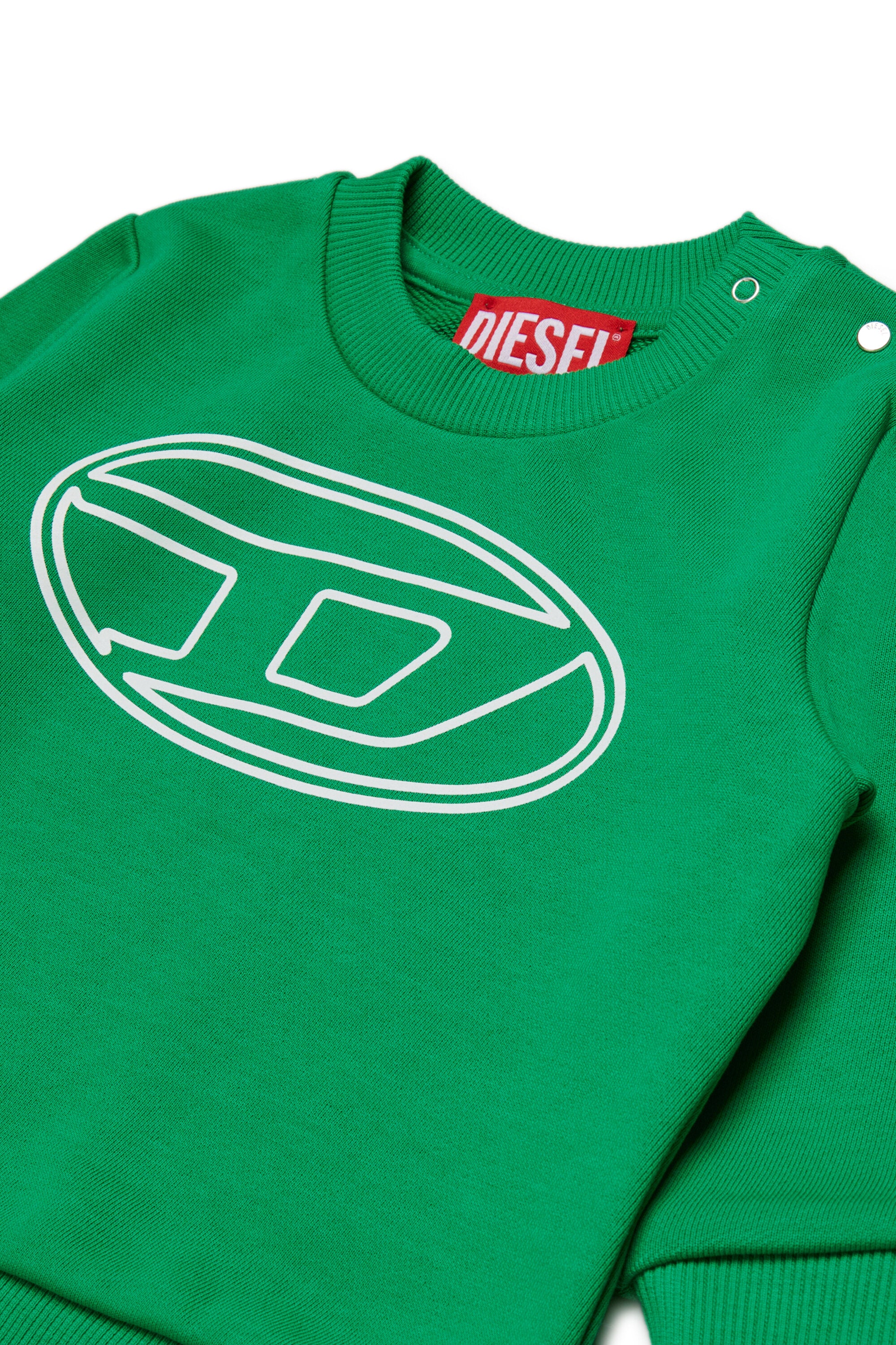 Sweatshirt mit Rundhalsausschnitt und Oval D maxi-Logo