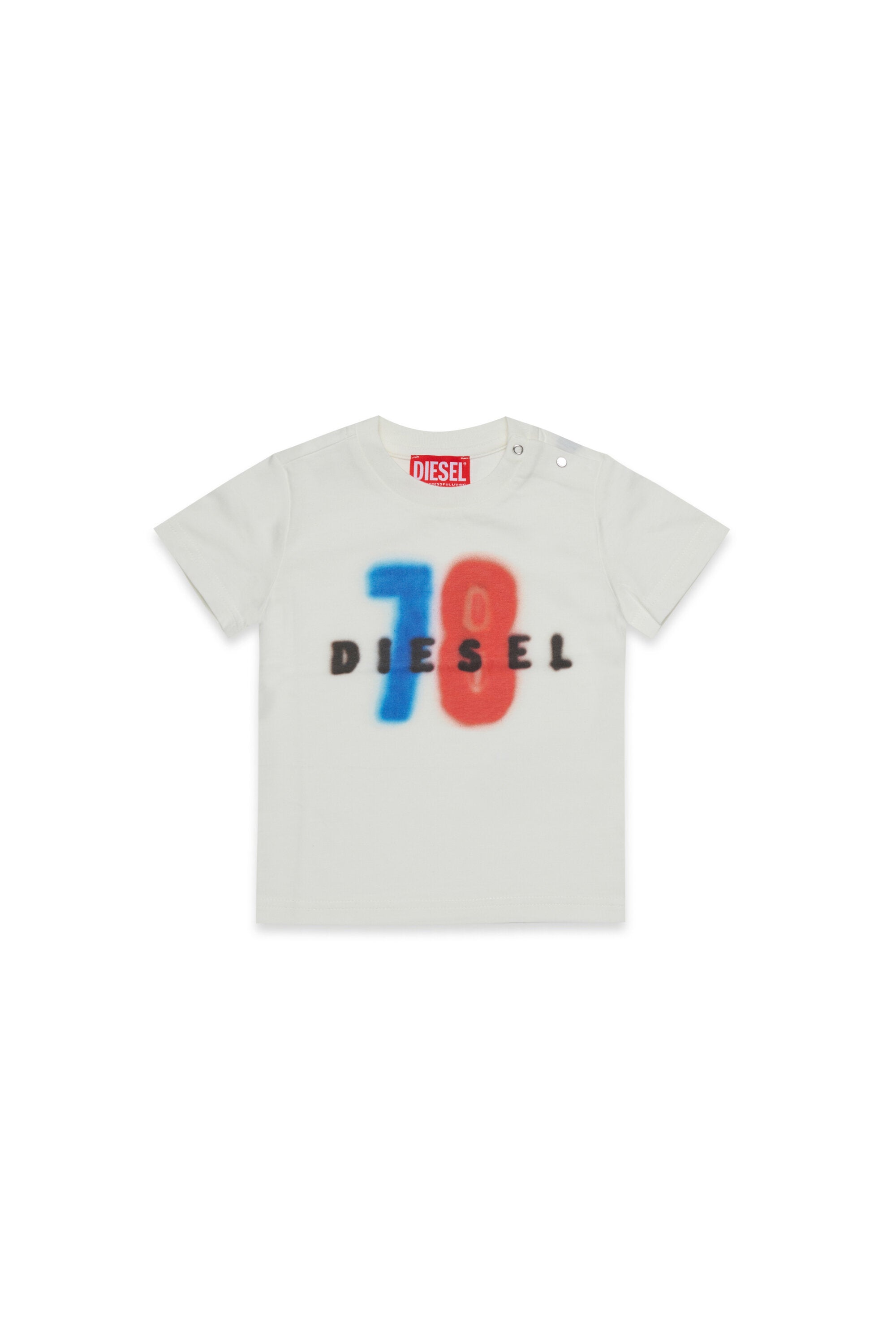 Diesel 78 verblasstes grafisches Jersey-T-Shirt