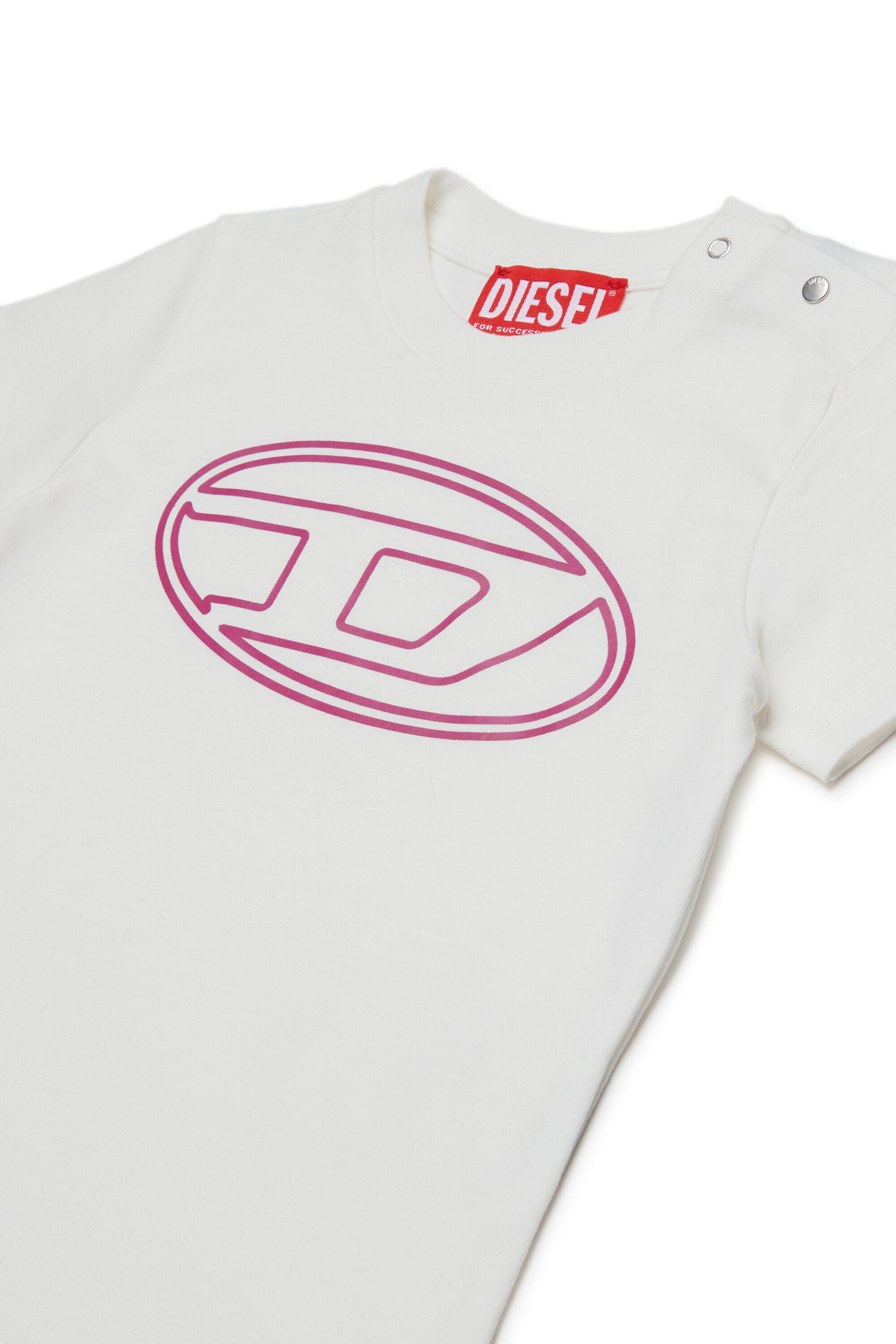 T-shirt en jersey avec logo Oval D