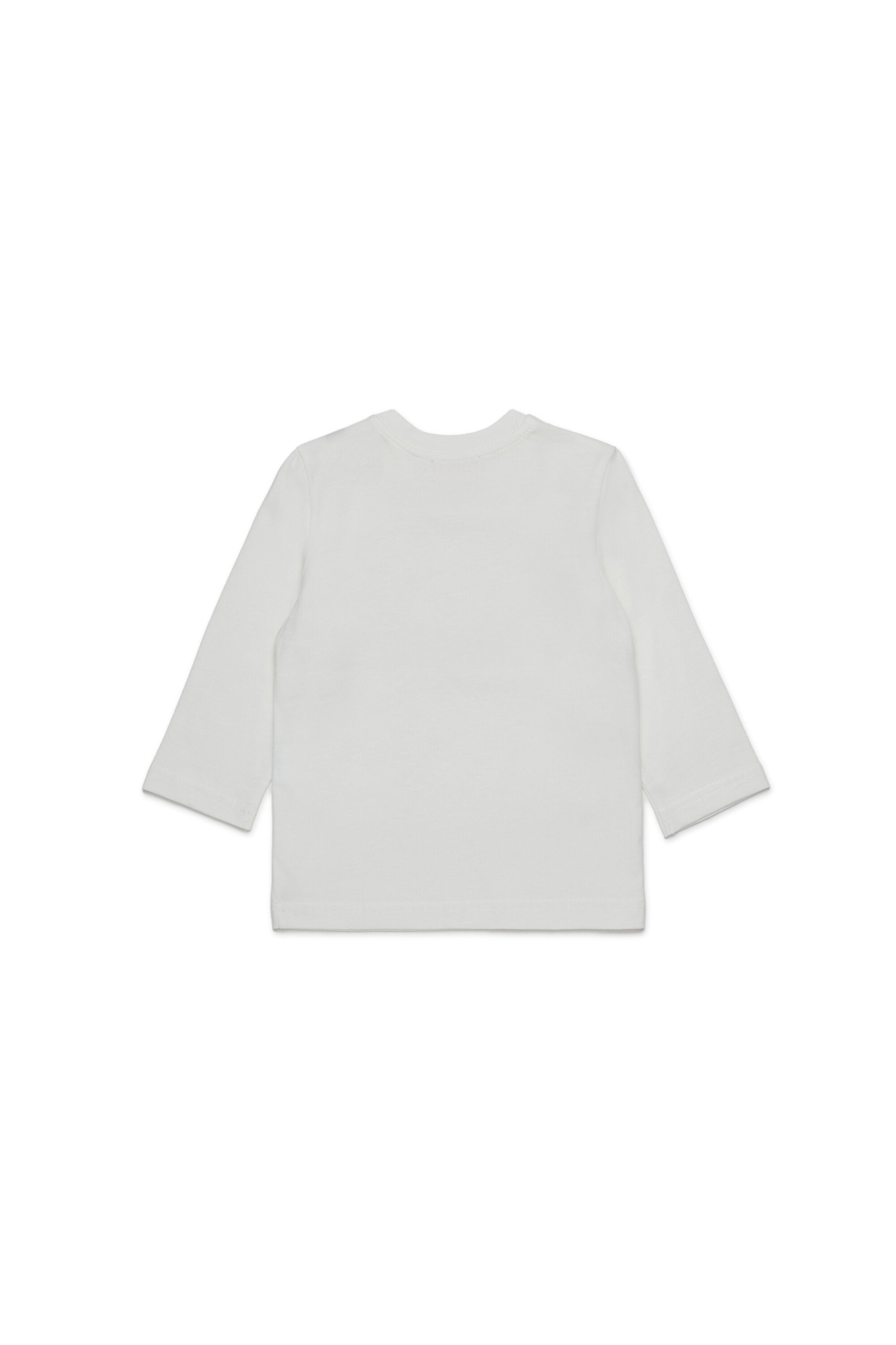 T-shirt manica lunga in jersey con maxi logo Oval D