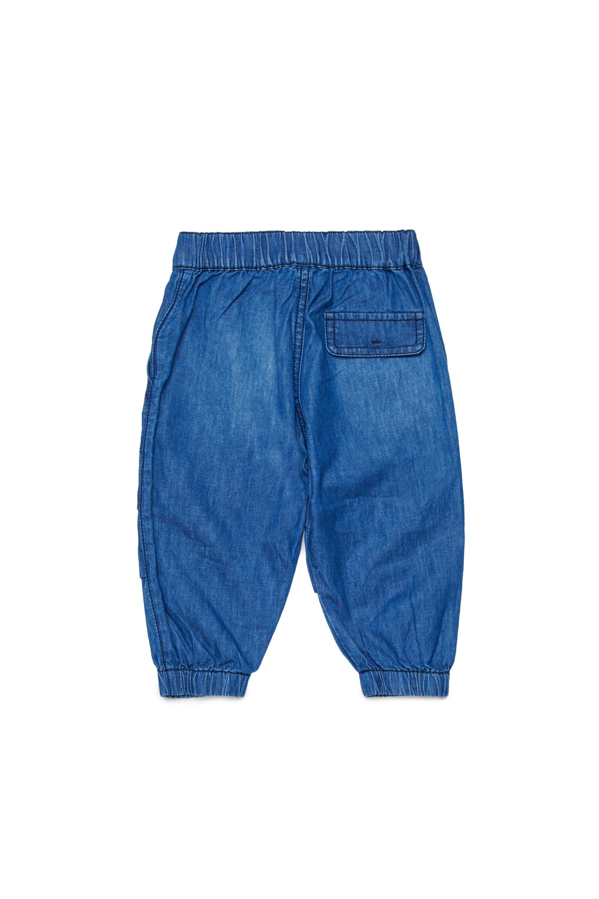 Jeans relaxed fit lavaggio blu medio