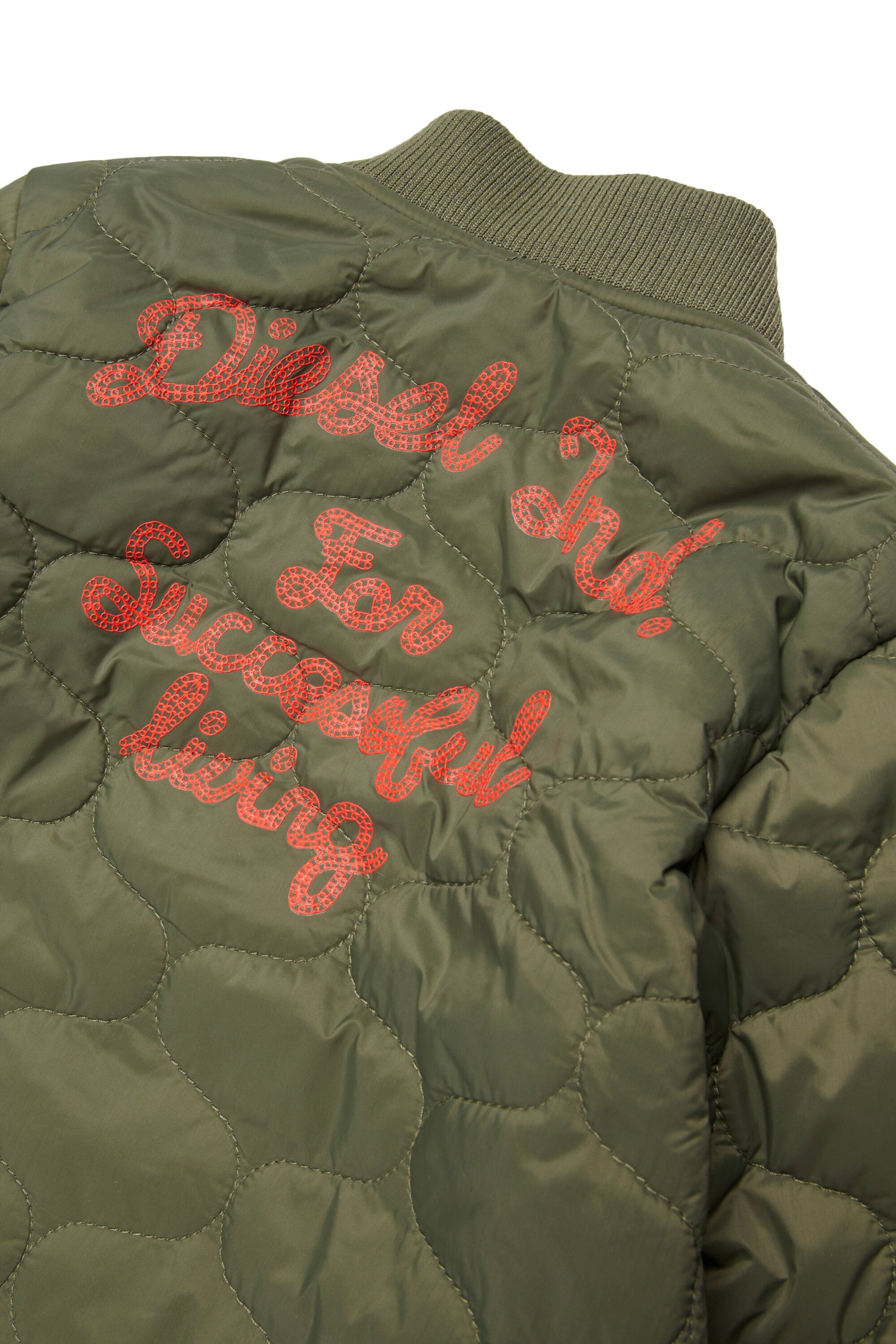 Veste matelassée légère avec logo imprimé