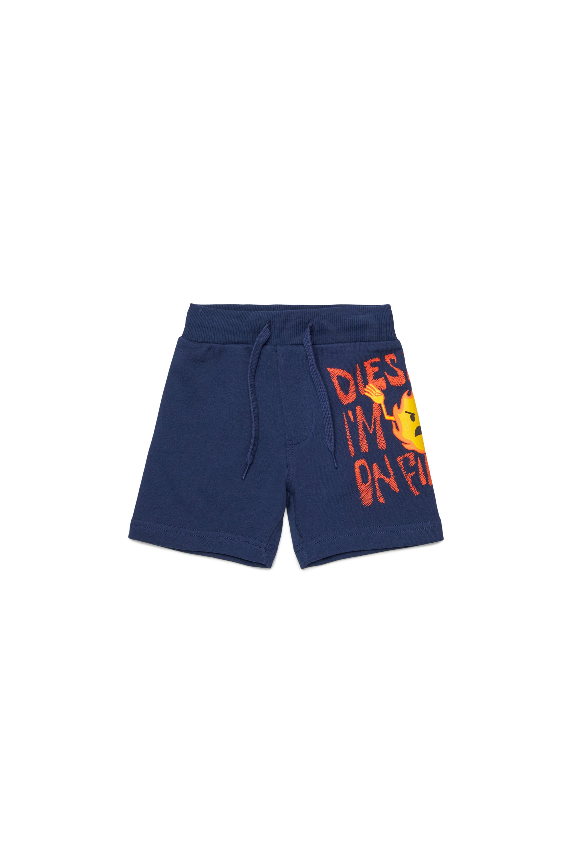 Shorts in felpa con logo