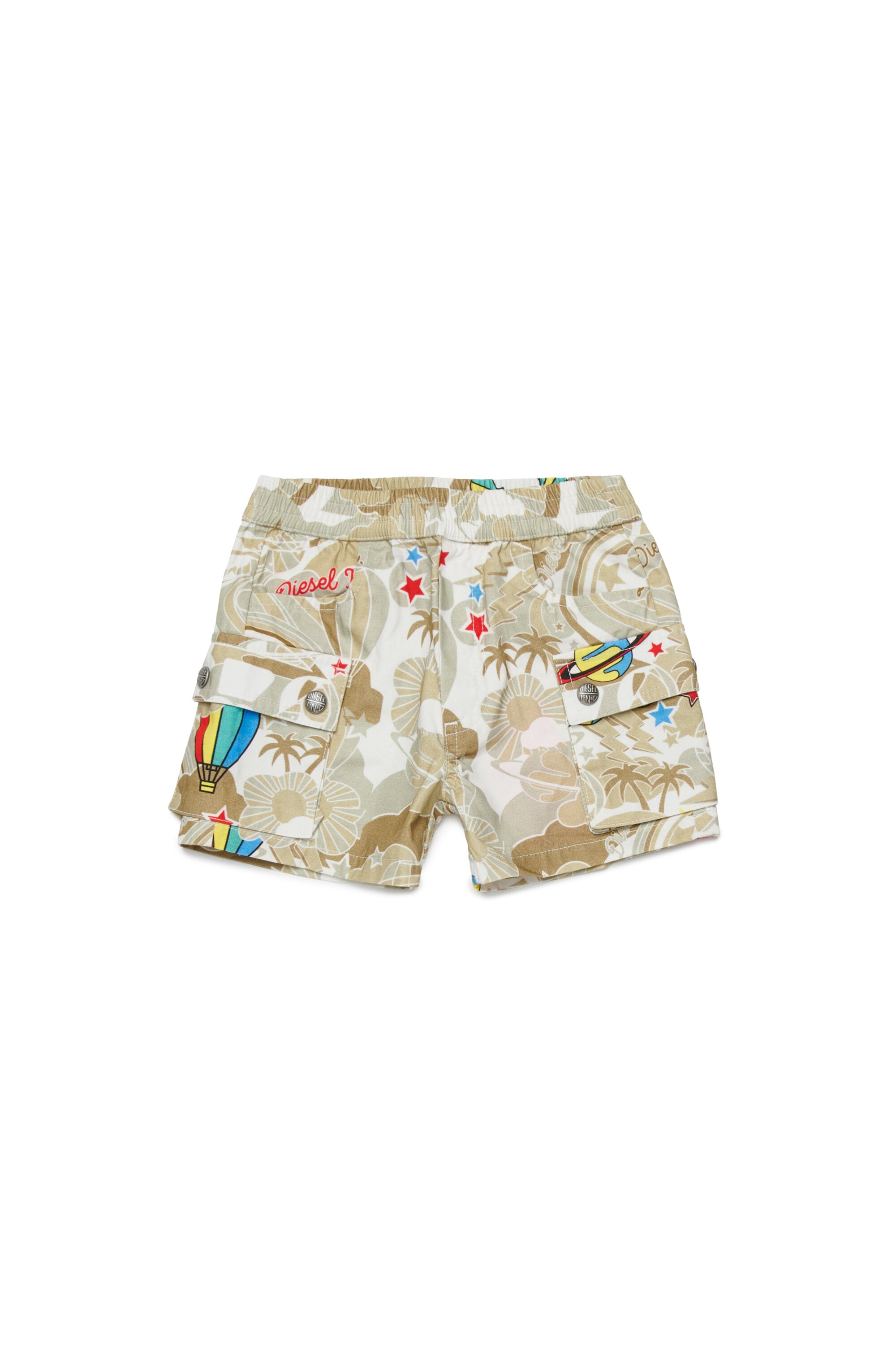 Short cargo avec logo