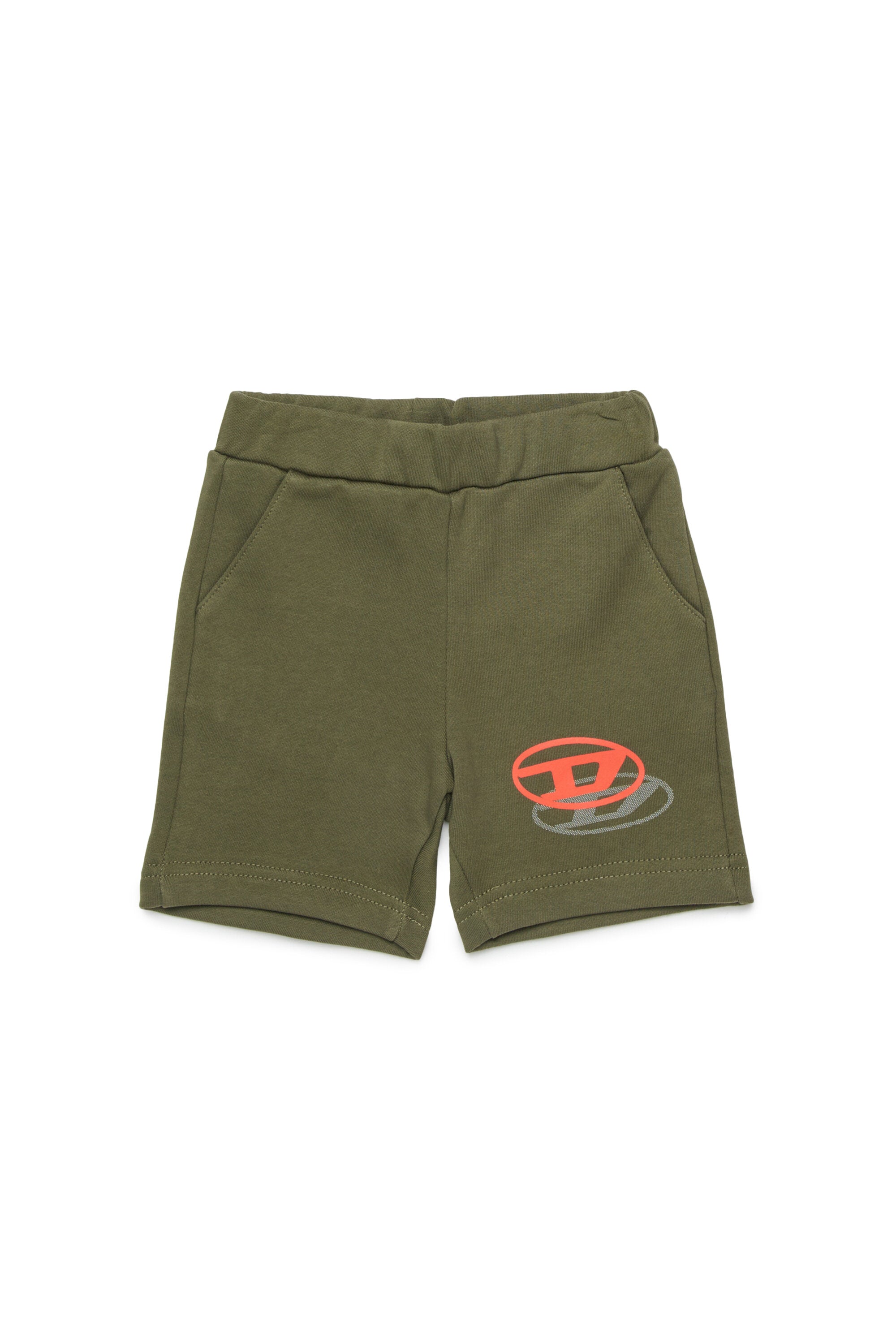 Shorts in felpa con logo