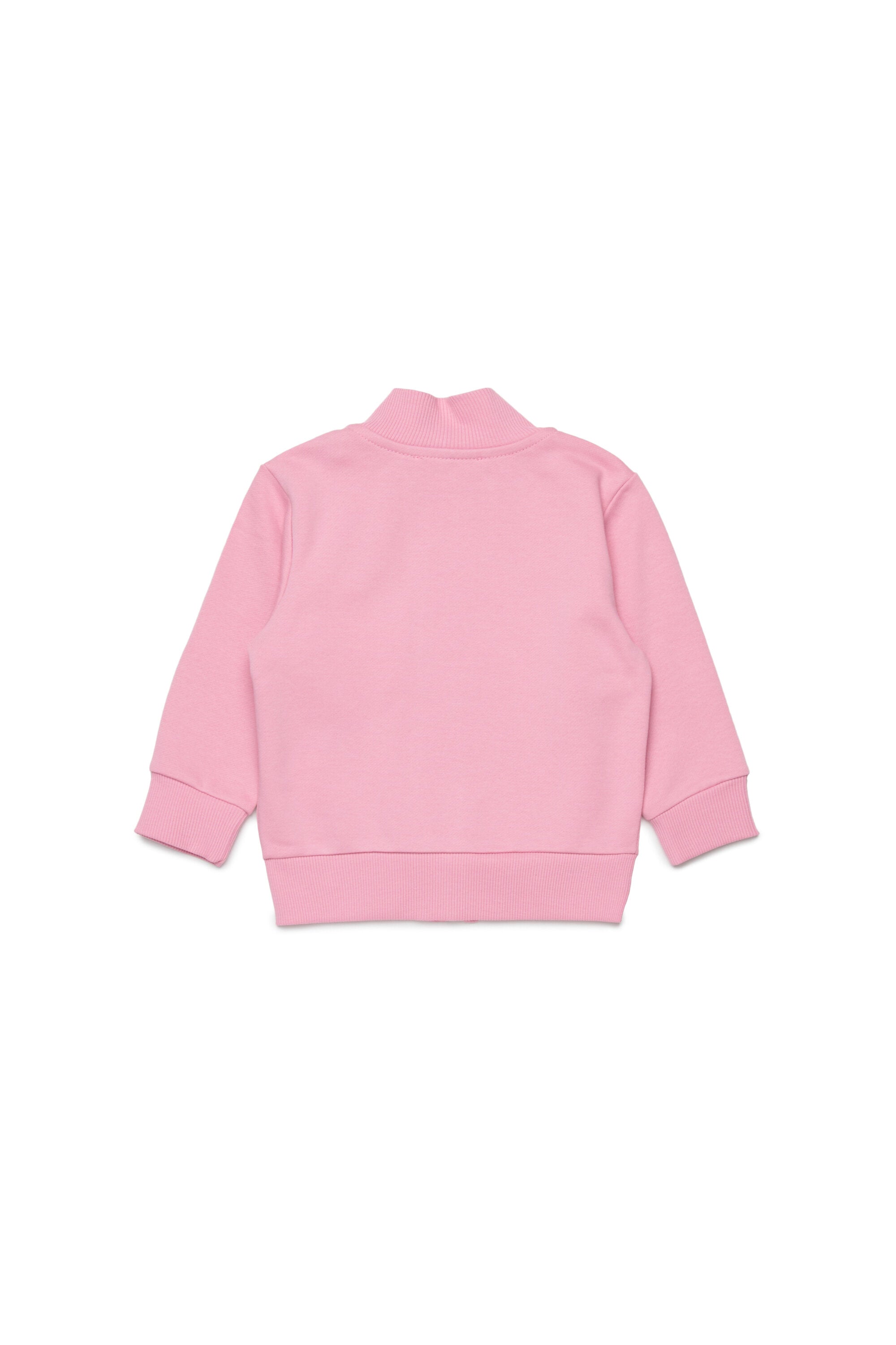 Sweatshirt mit durchgehendem Reißverschluss und Logo