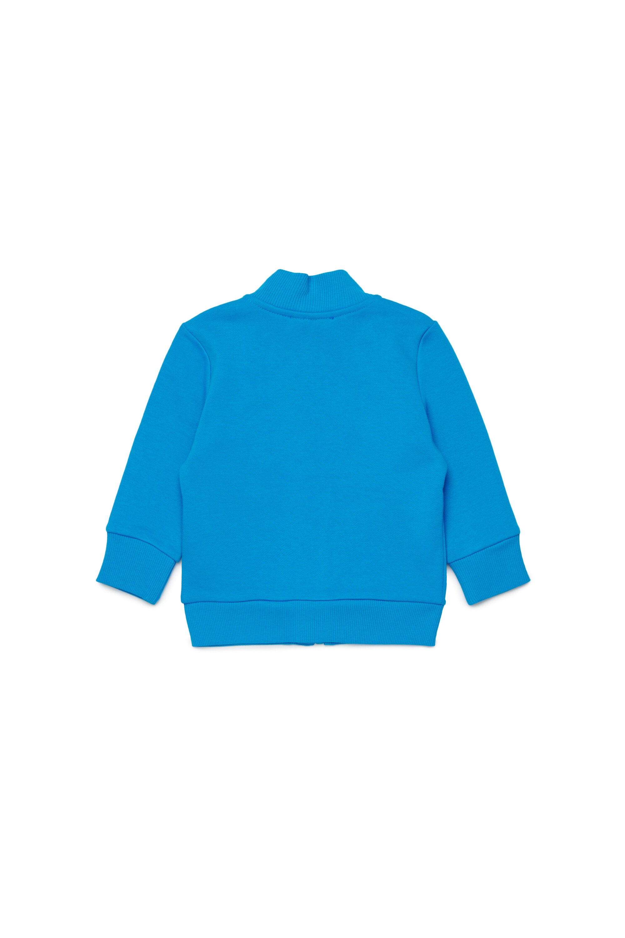 Sweatshirt mit durchgehendem Reißverschluss und Logo