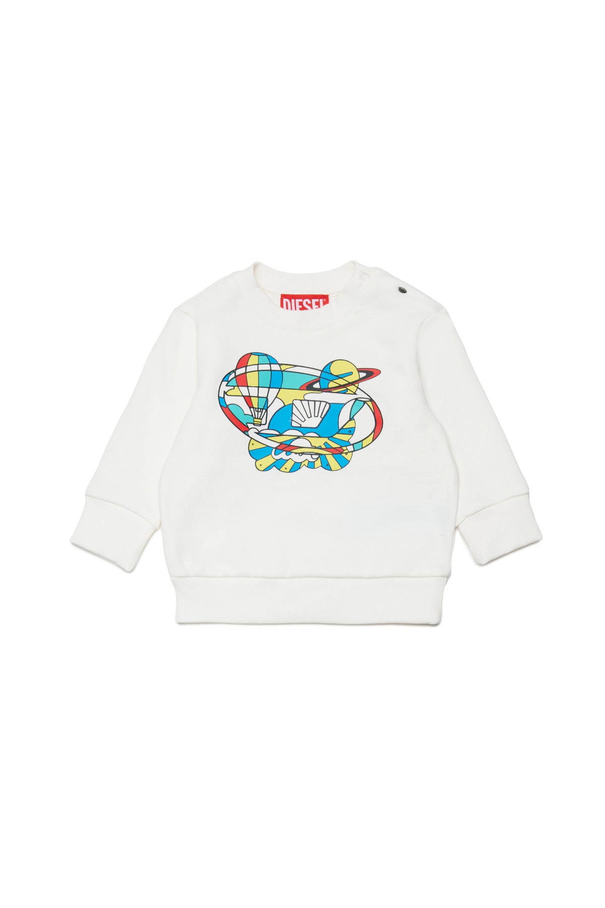 Sweatshirt mit Rundhalsausschnitt und Logo