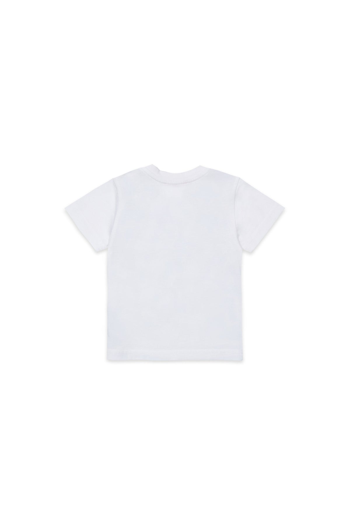 T-Shirt mit Denim-Weste-Effektdruck