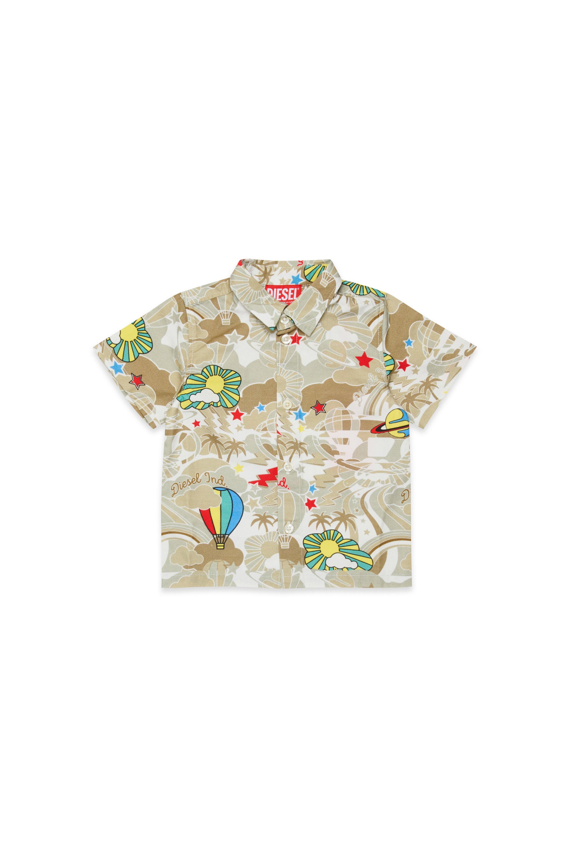 Chemise à manches courtes avec logo