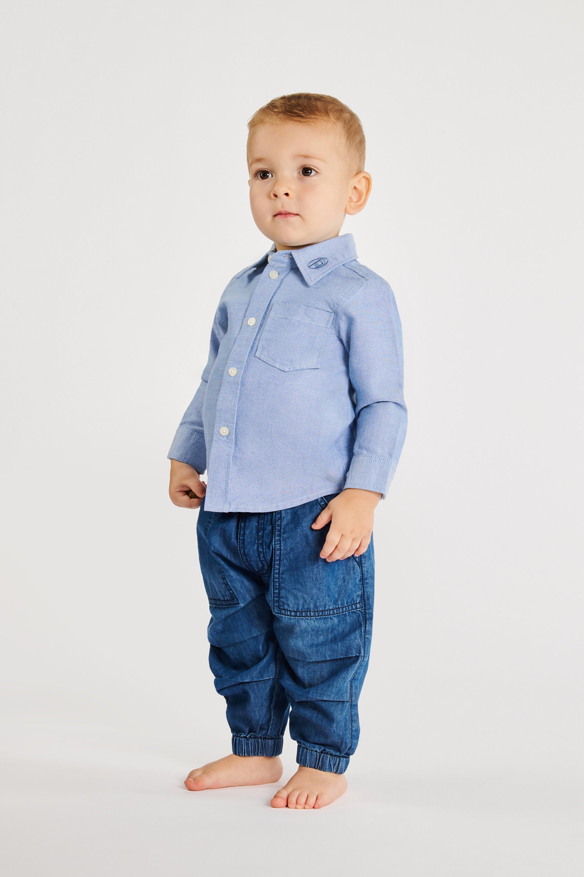 Langarmhemd mit Logo