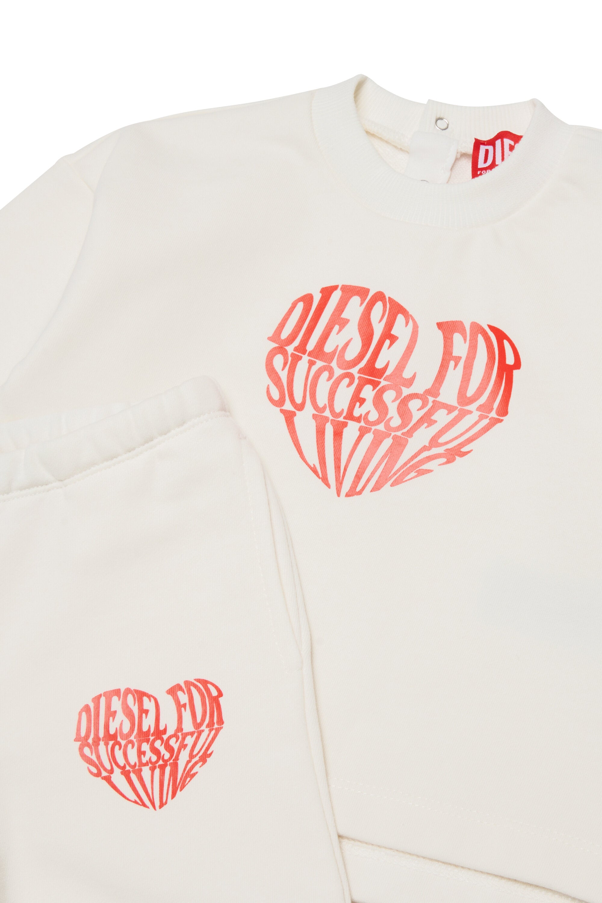 Tuta da ginnastica con logo stampato