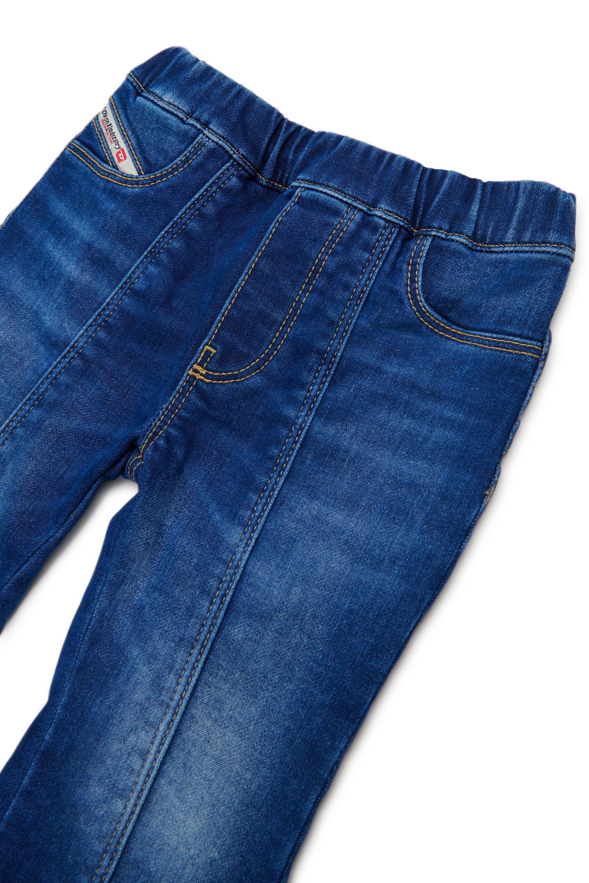 Jeans bootcut blu medio