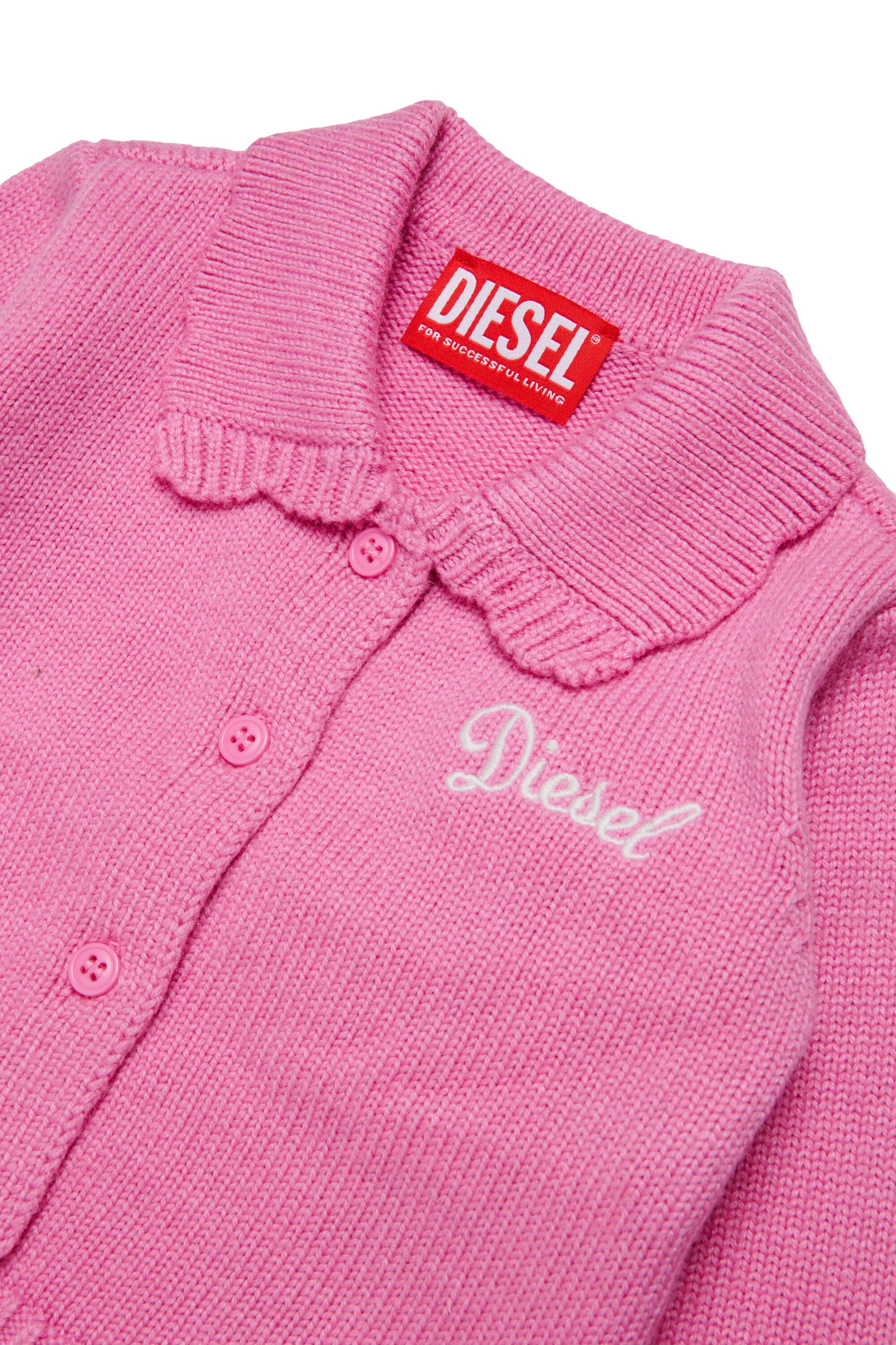 Strickcardigan mit Logo
