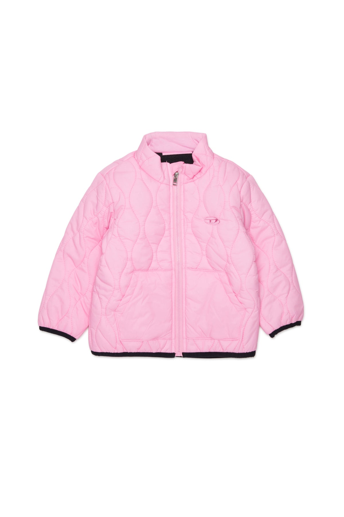 Chaqueta acolchada con logo estampado