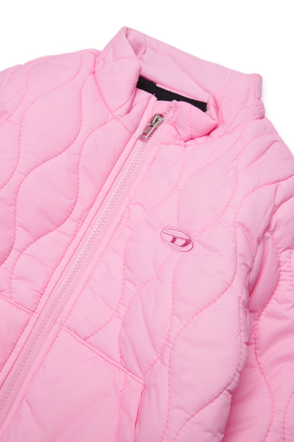 Gefütterte Jacke mit aufgedrucktem Logo