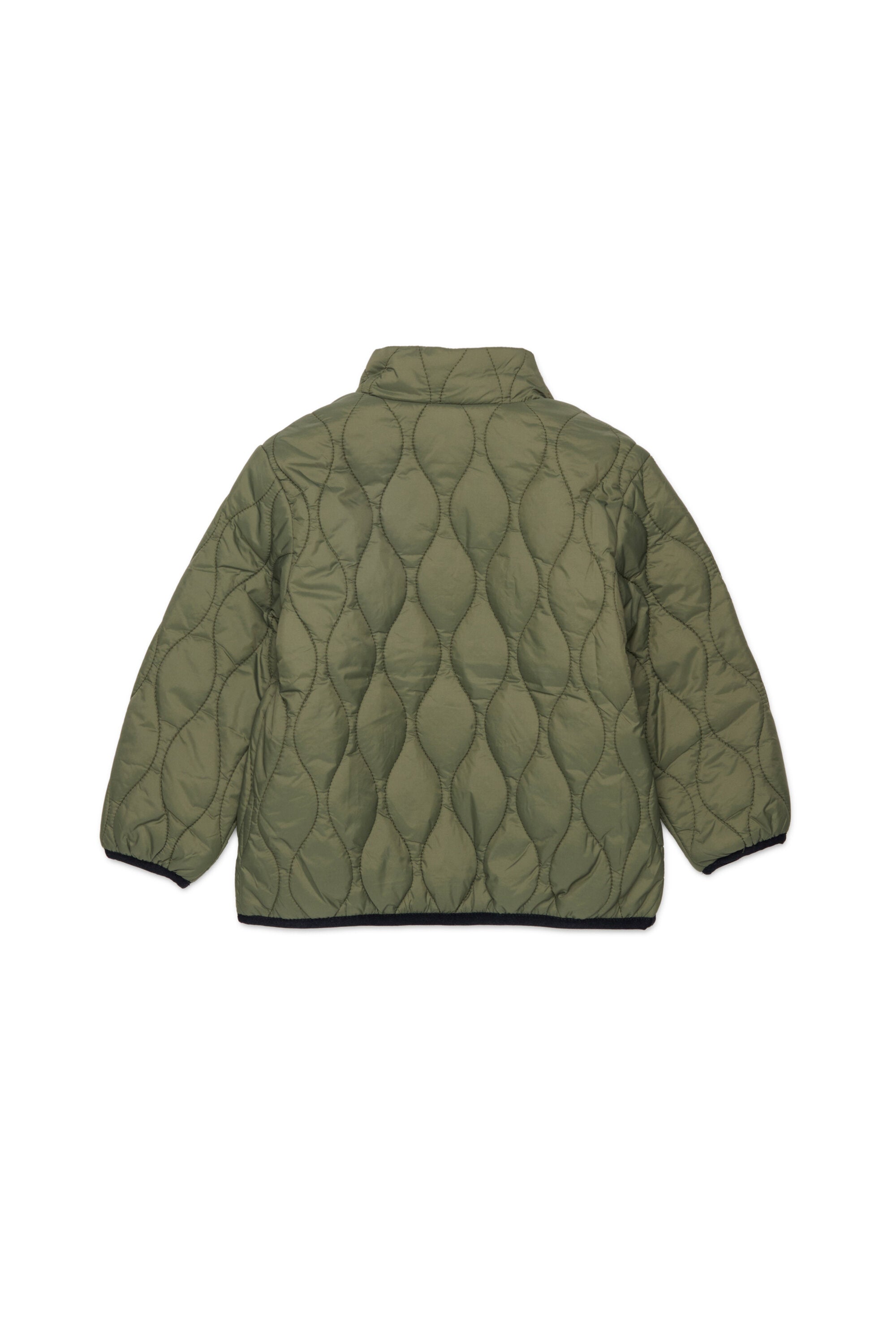 Gefütterte Jacke mit aufgedrucktem Logo