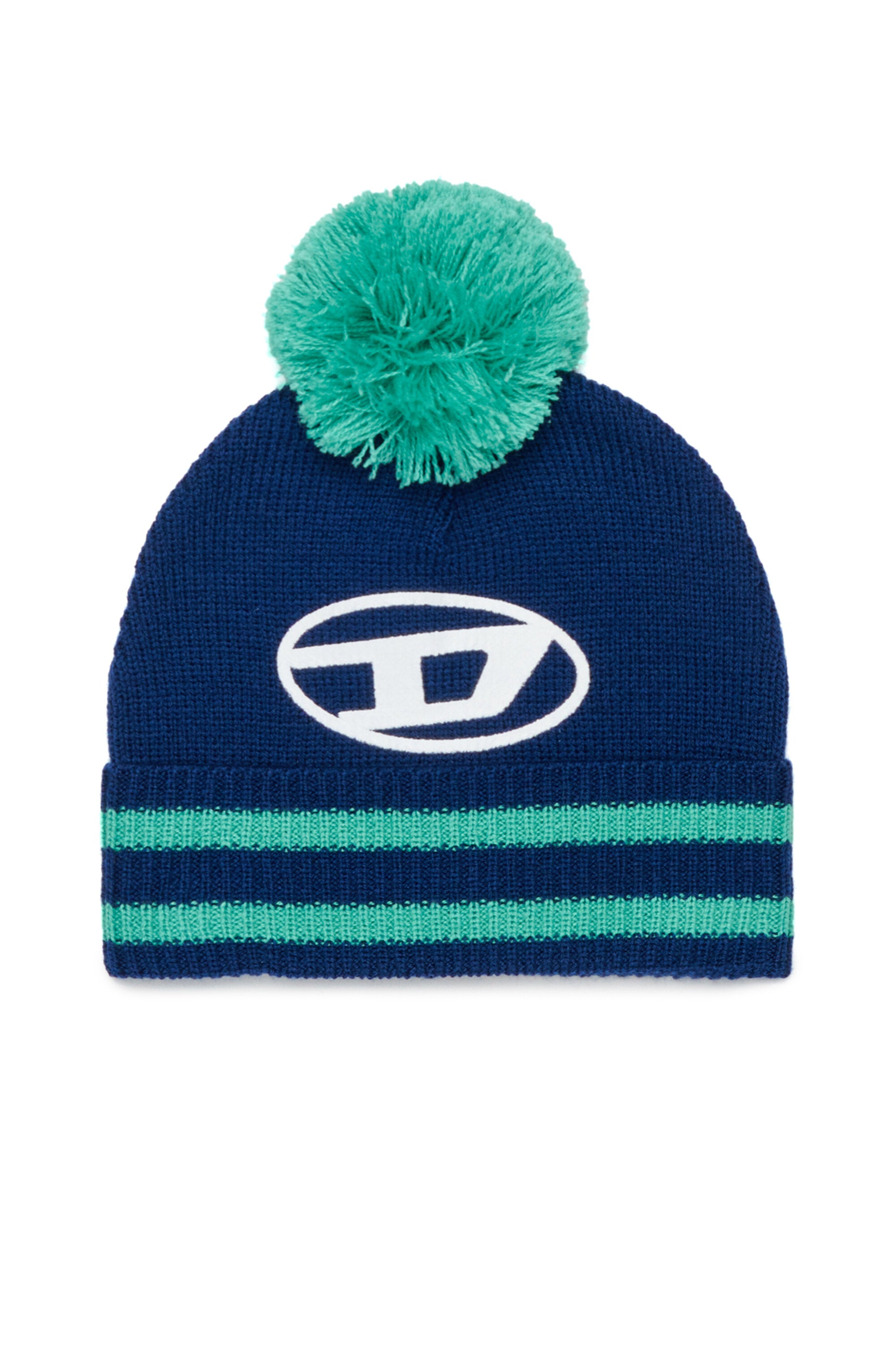 Bonnet à pompon avec logo