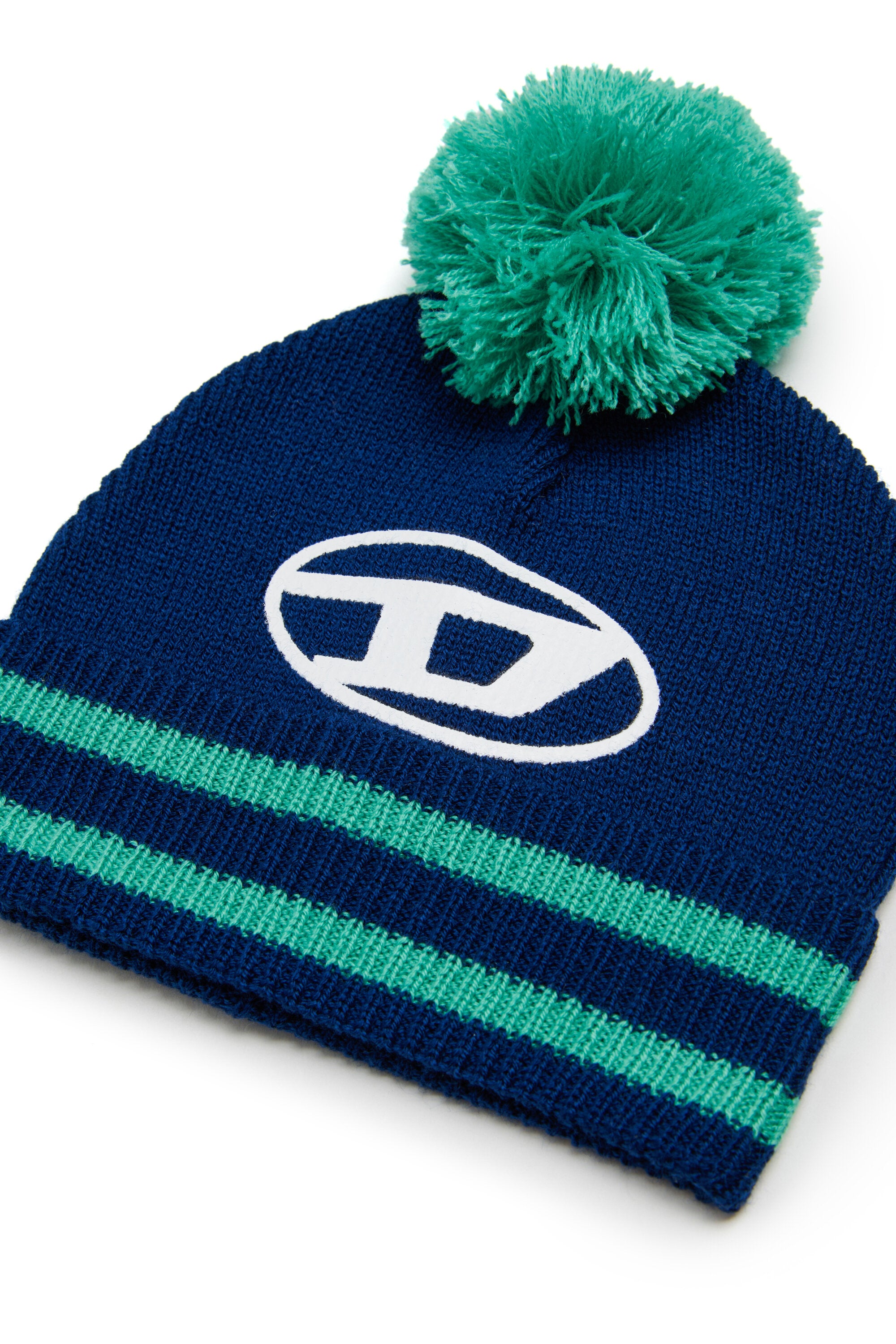 Bonnet à pompon avec logo