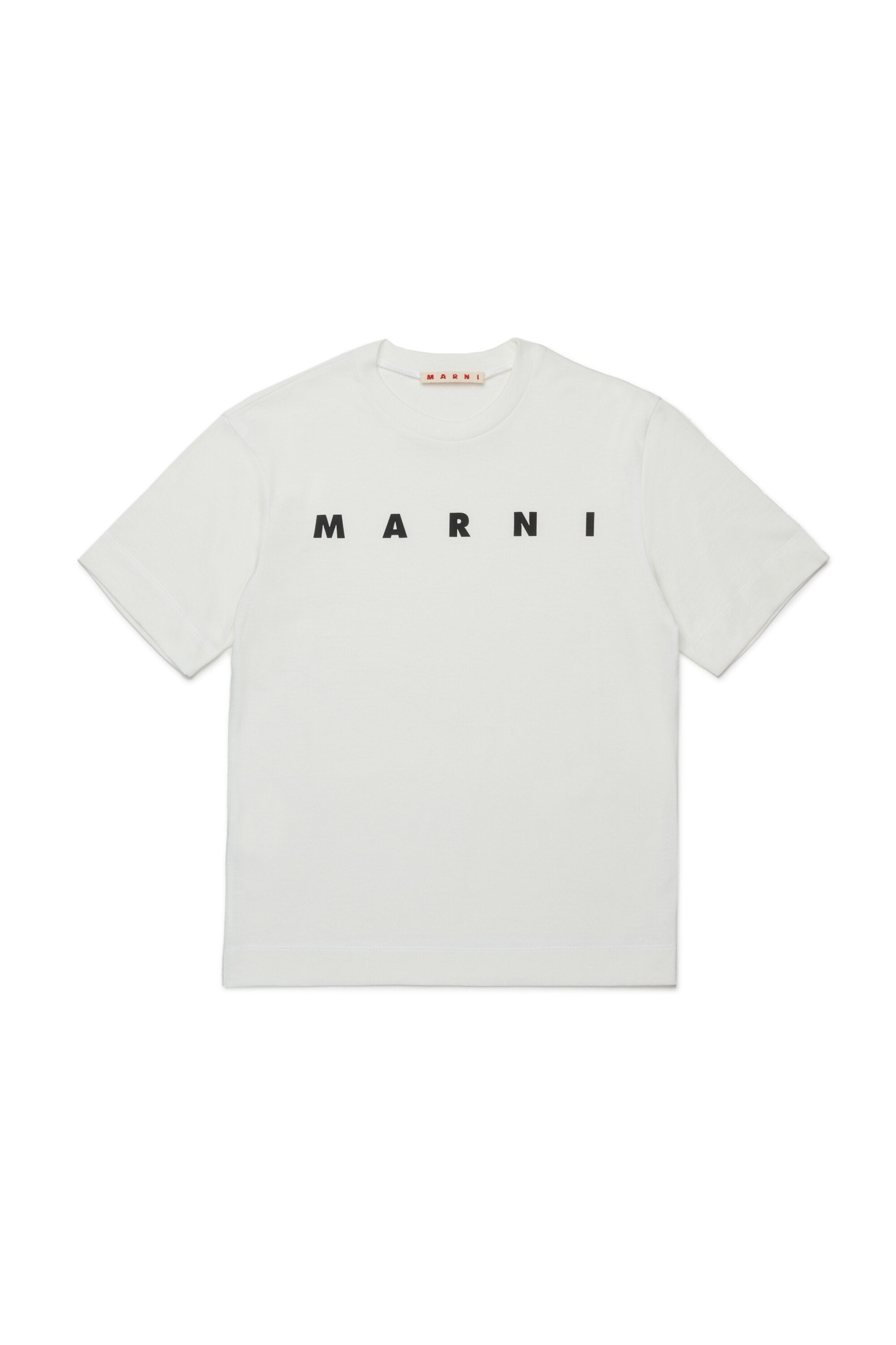 T-shirt in jersey con logo