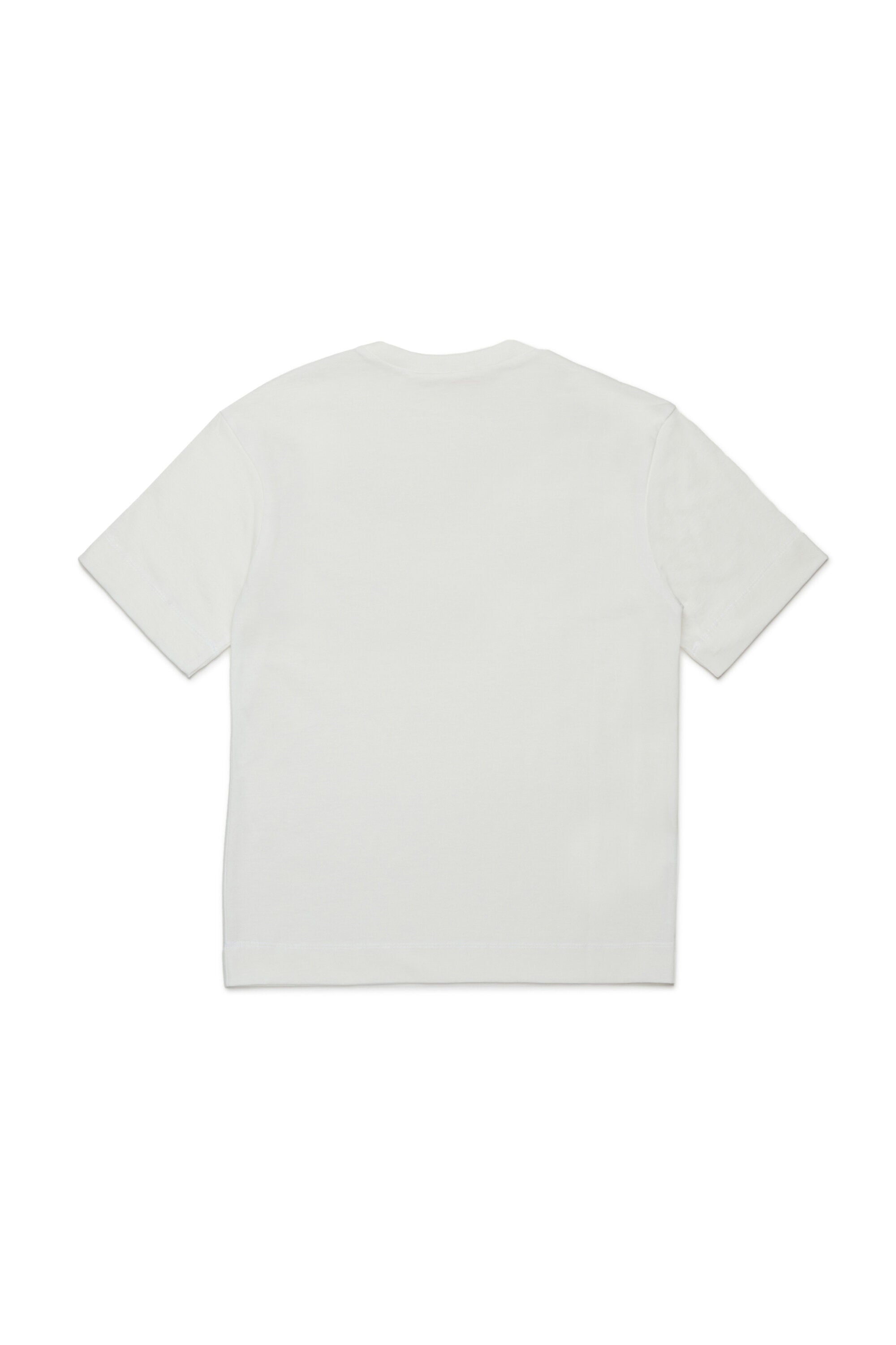 T-shirt in jersey con logo