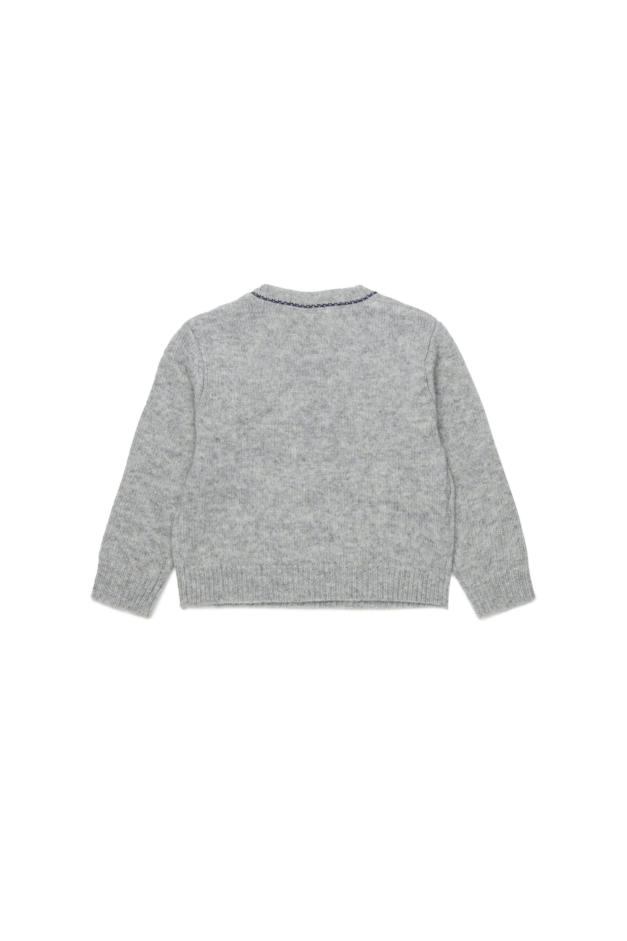 Wool-cashmere blend crew-neck sweater
