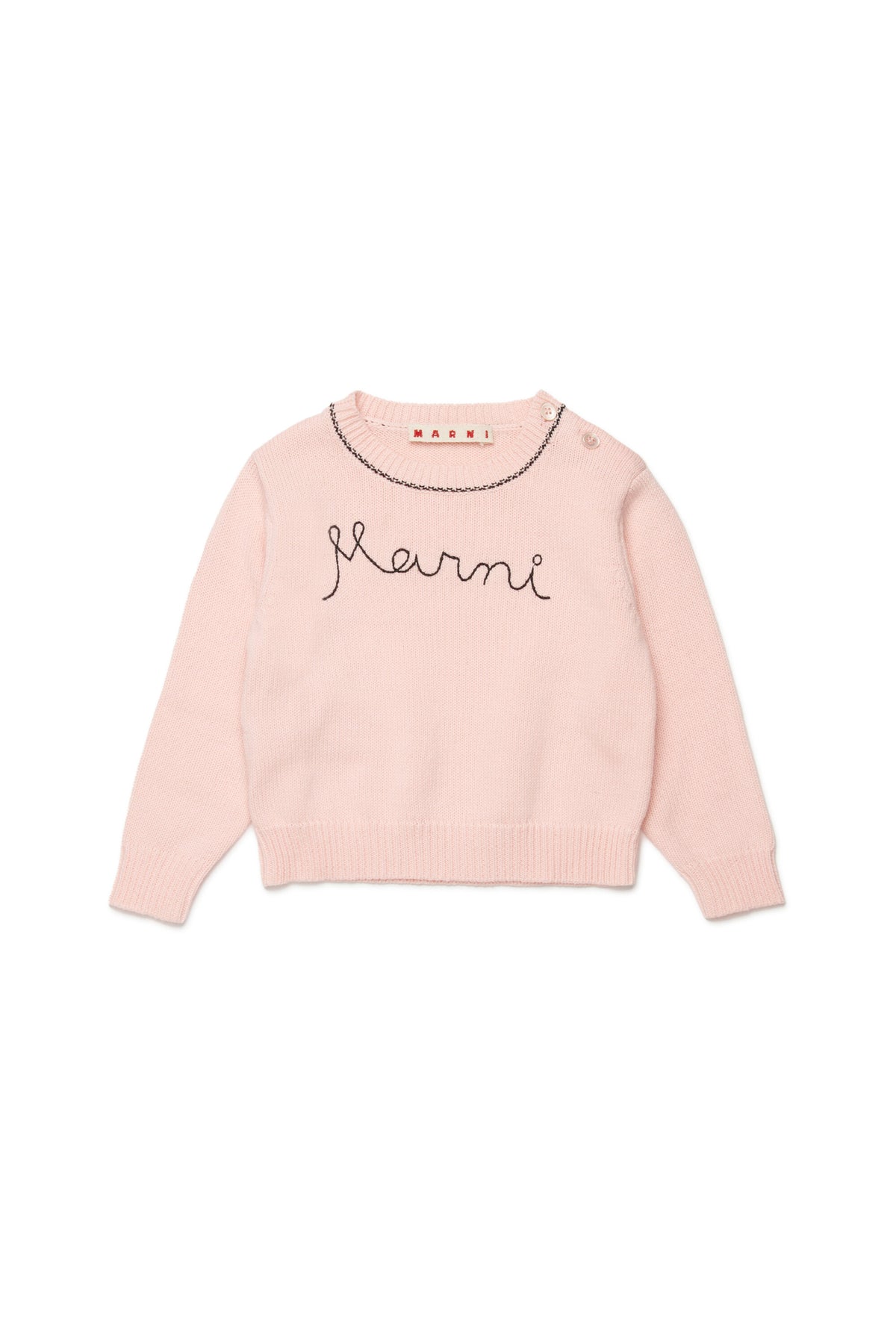 Pull à col rond avec logo